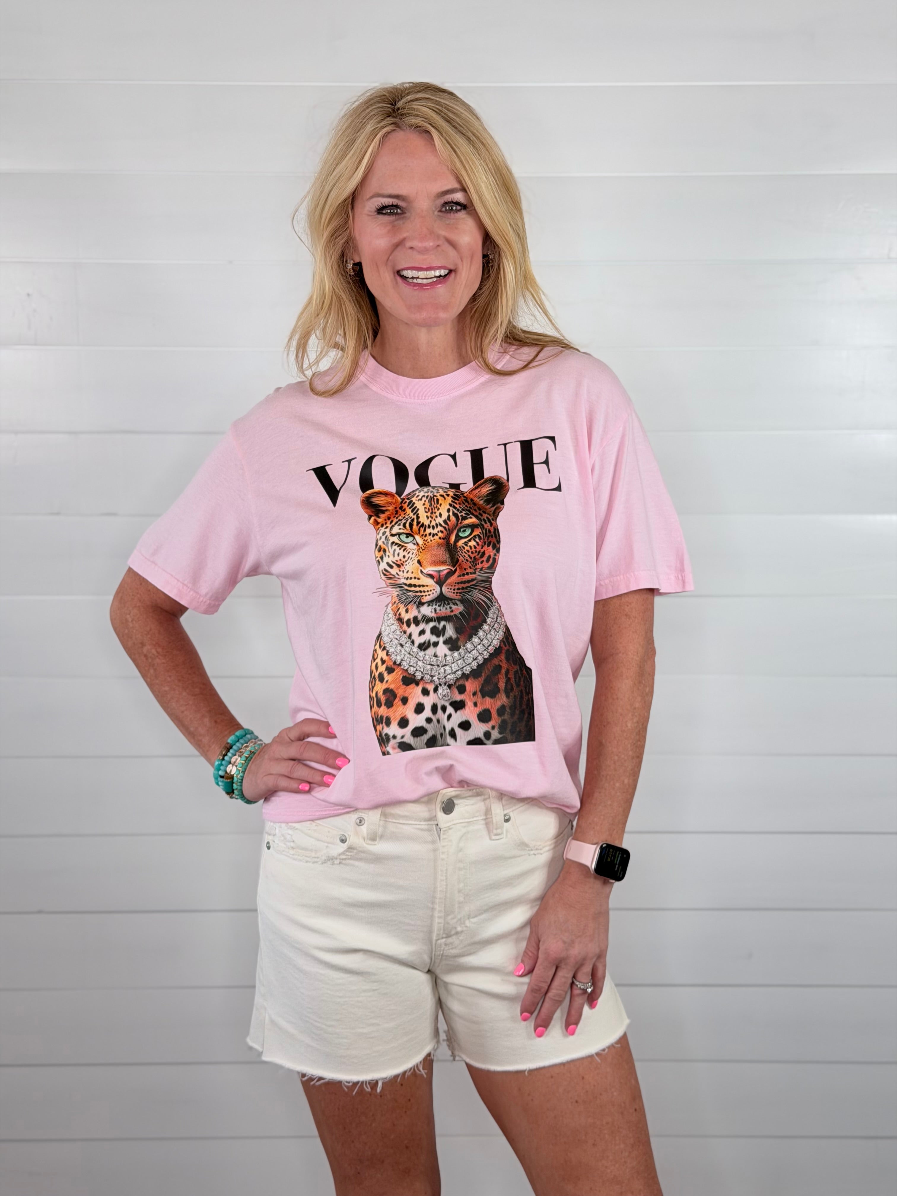 BOUGEE LEOPARD GRAPHIC TEE