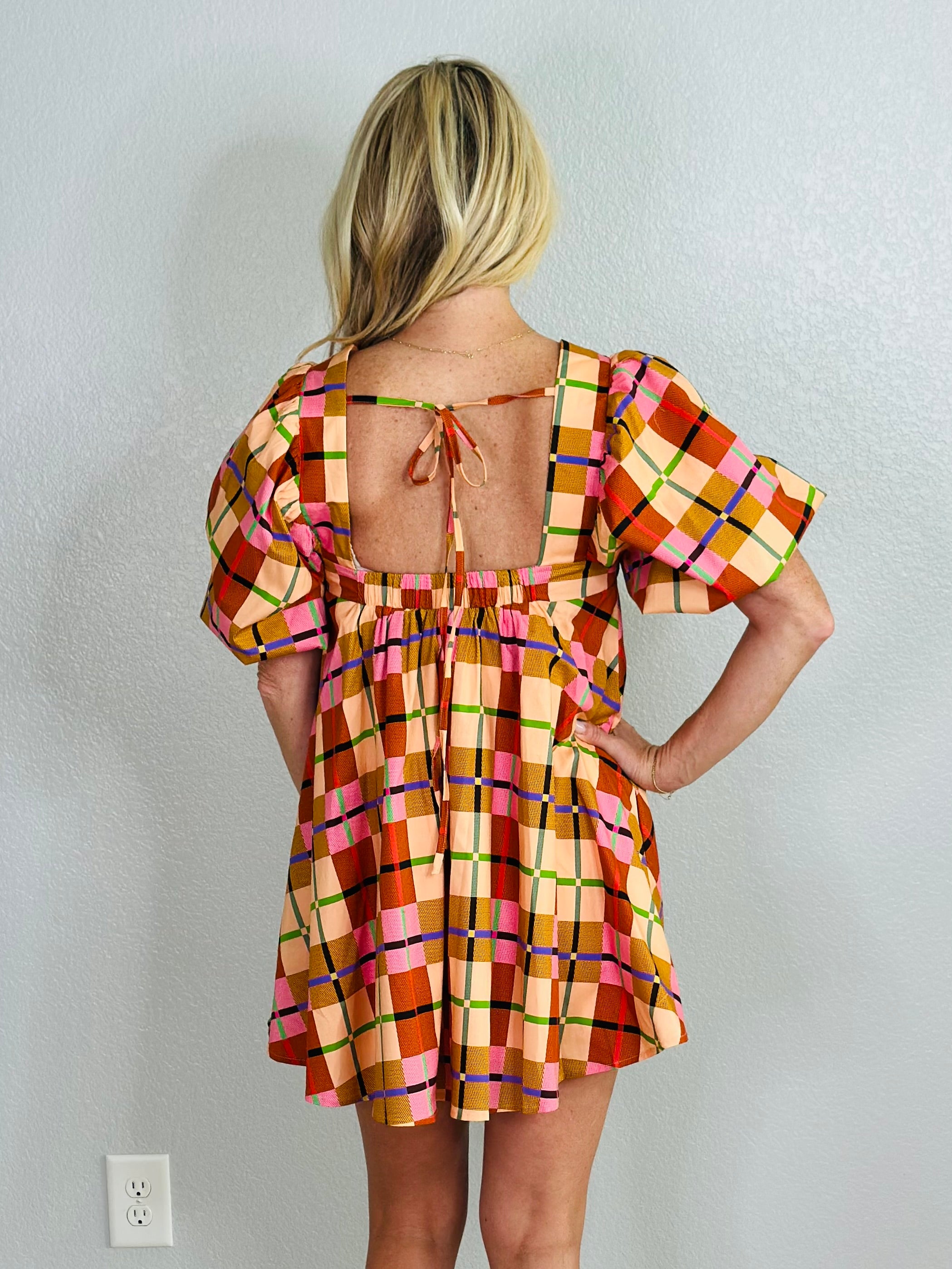 PERFECTLY PLAID DRESS