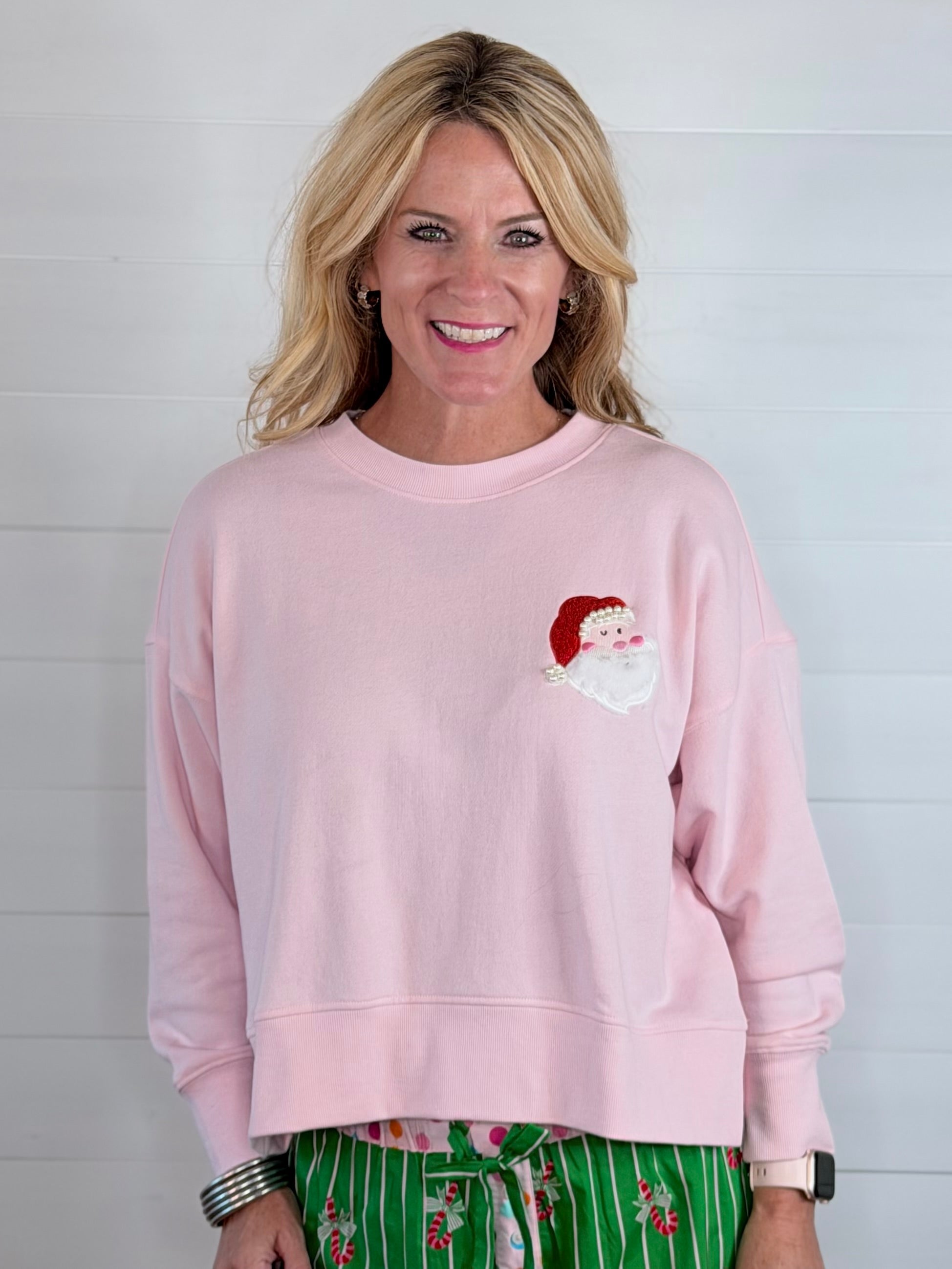 SANTA/HO HO HO RELAXED SWEATSHIRT