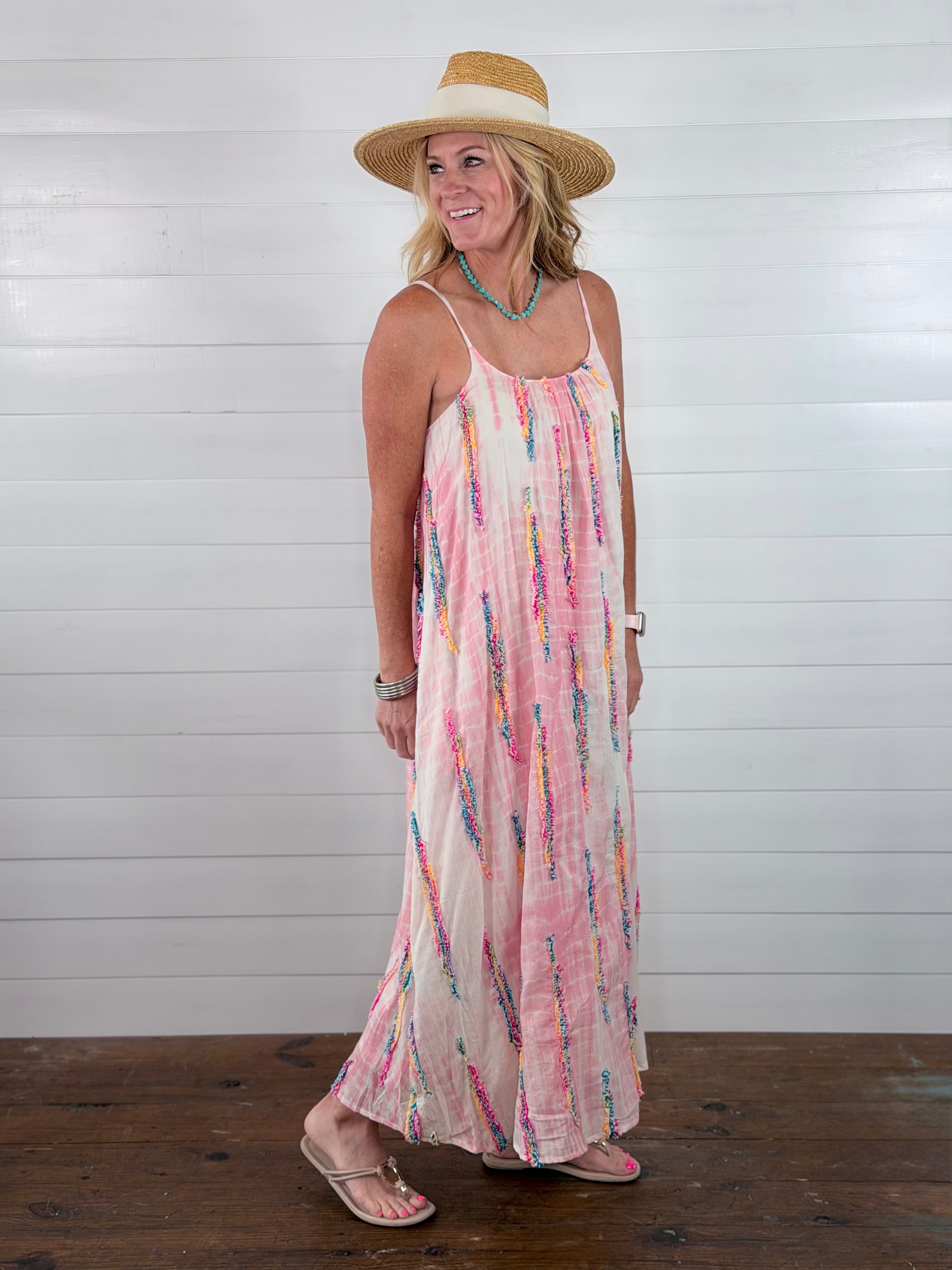 SUNSHINE AND TIE DYE DRESS
