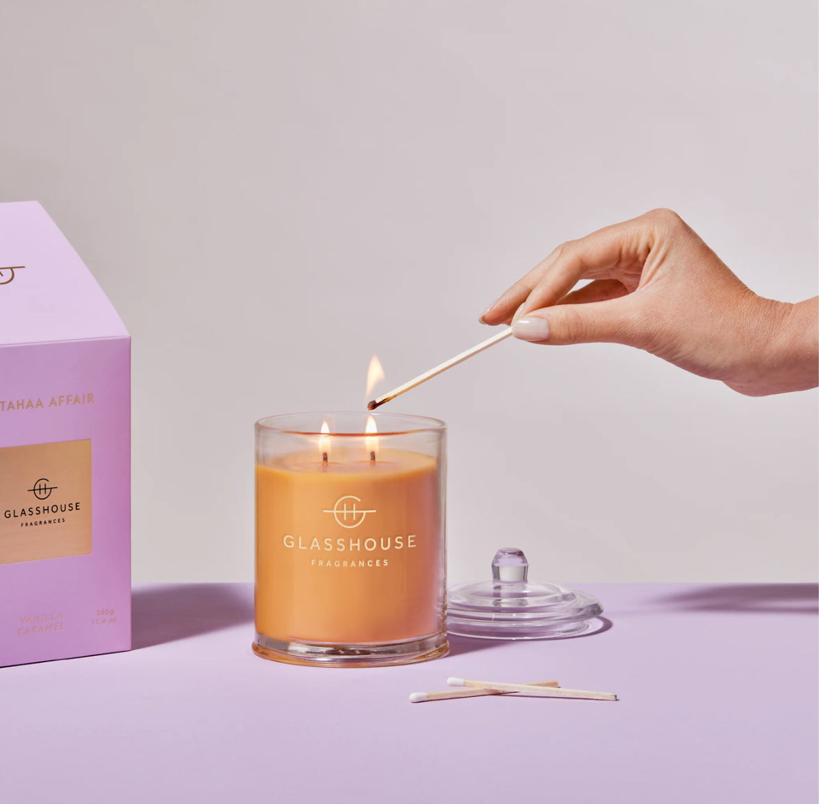 GLASSHOUSE-A TAHAA AFAIR CANDLE 13.4oz