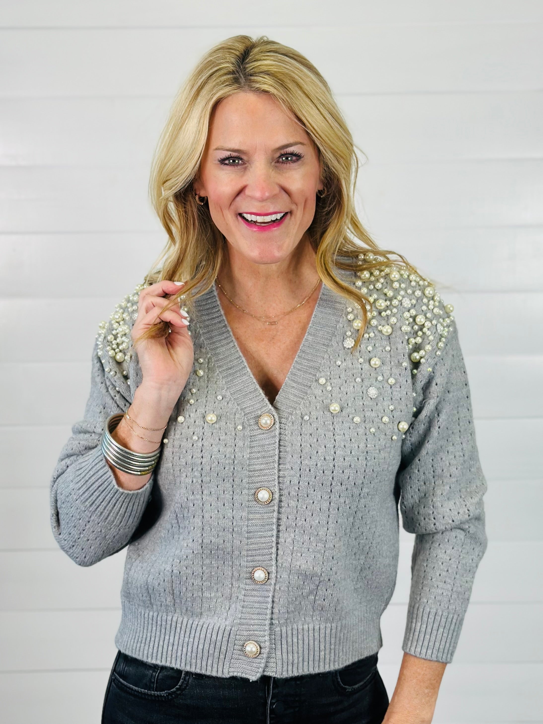 PEARL GIRL CARDIGAN