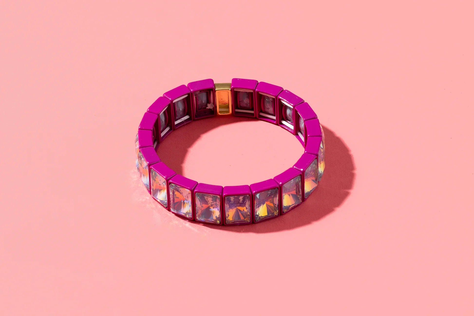 ESTELLE BRACELET-DARK PINK
