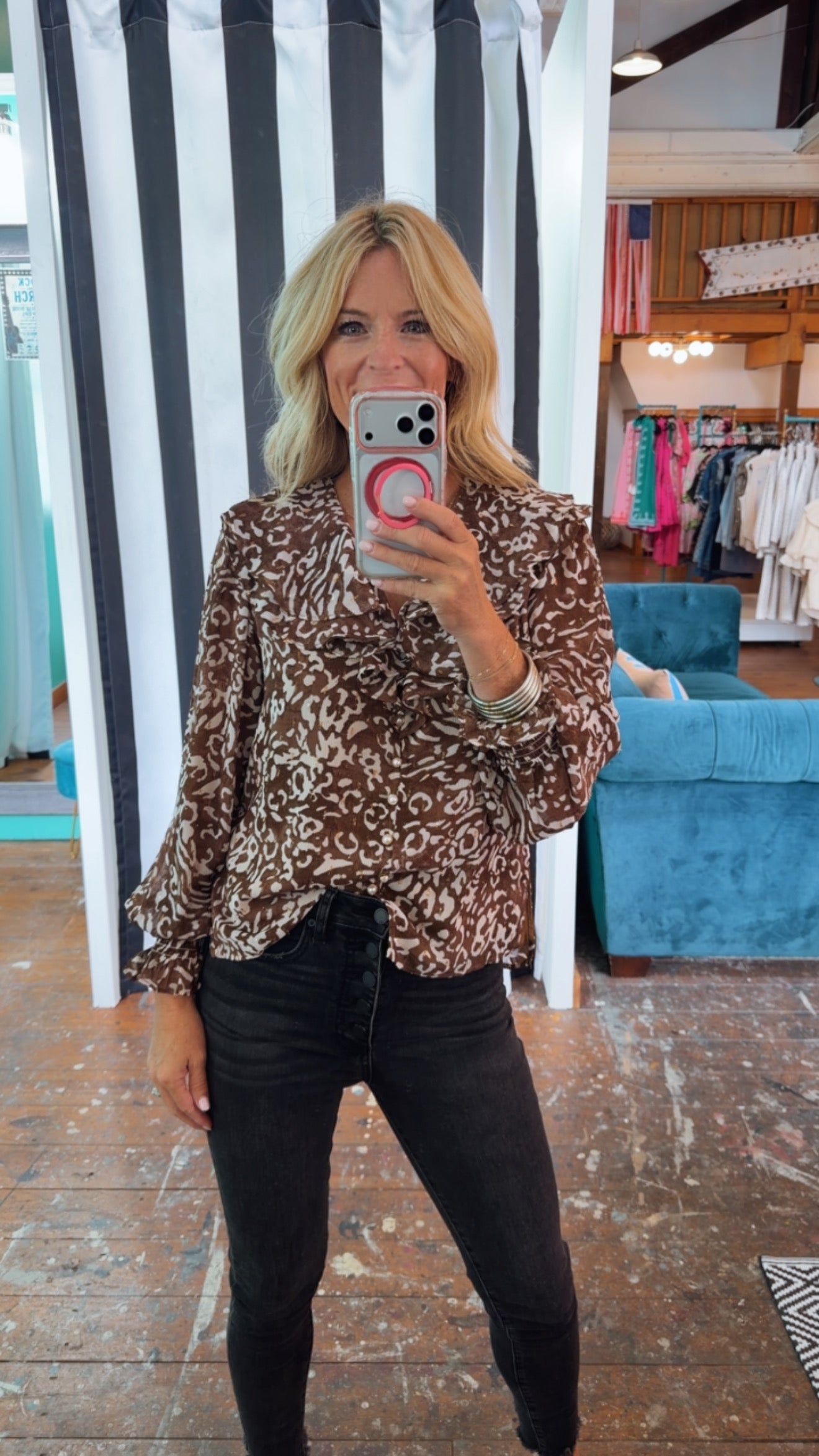 WILD ABOUT RUFFLES BLOUSE