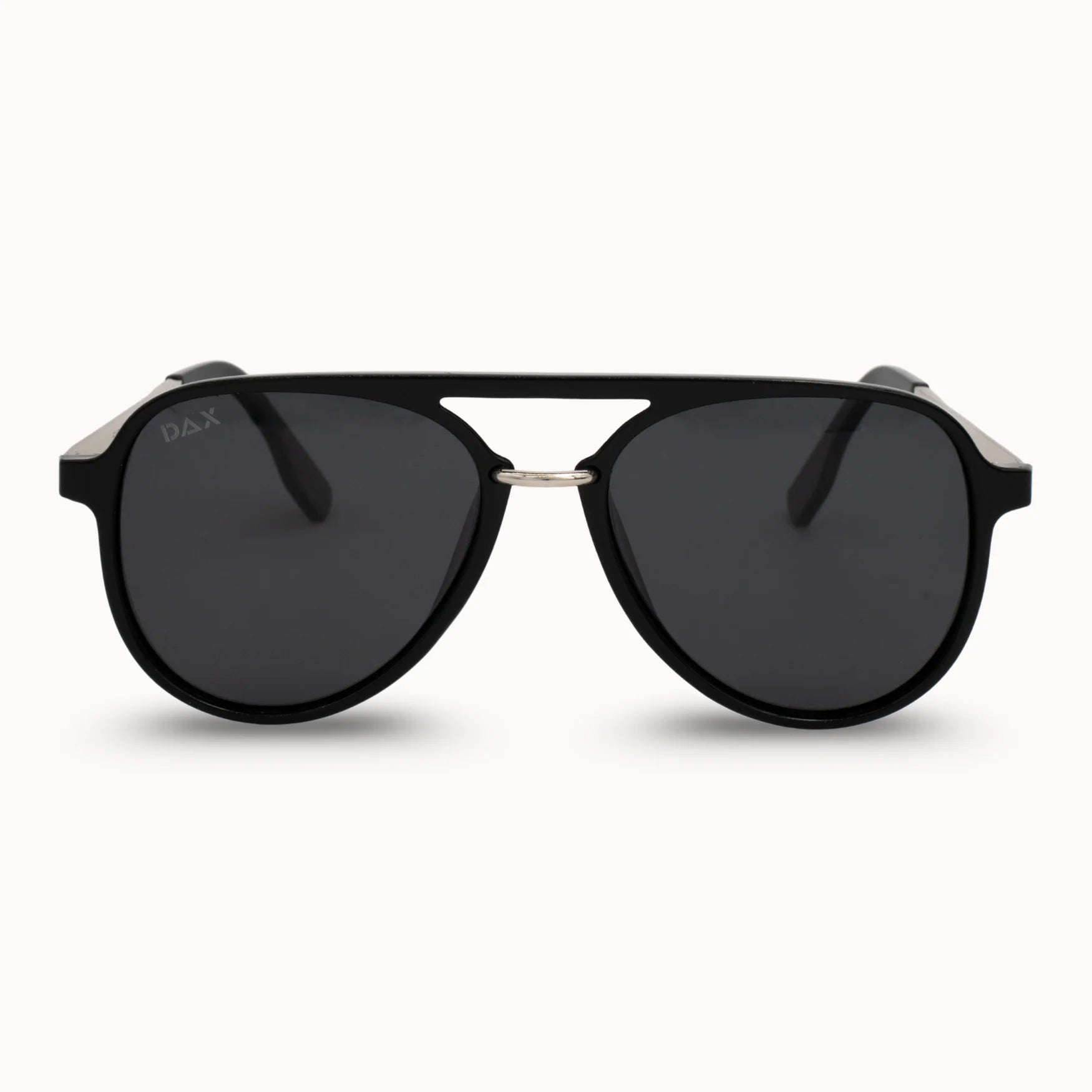 DAX-EARHART BLACK SUNGLASSES