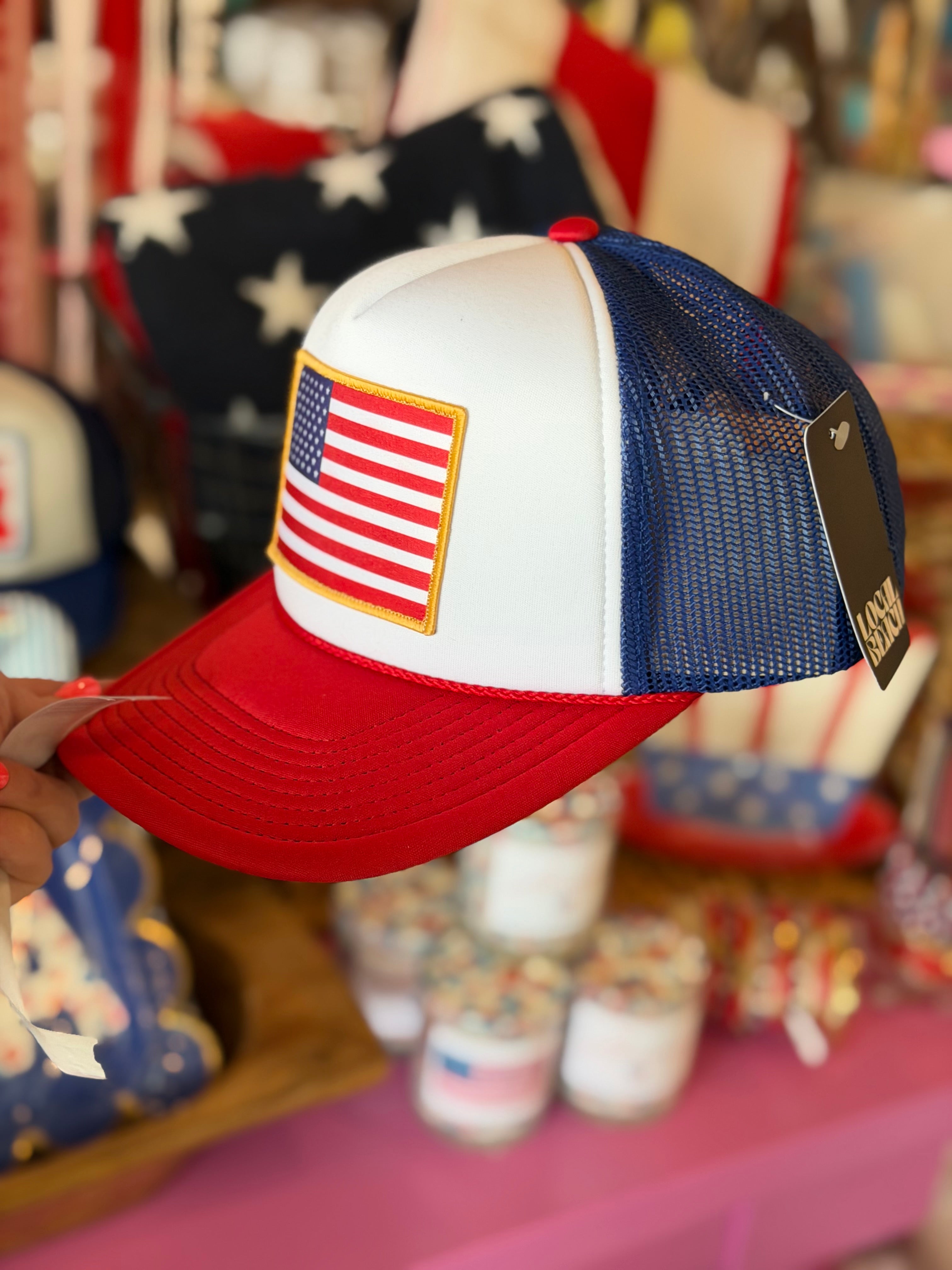 FLAG PATCH HAT