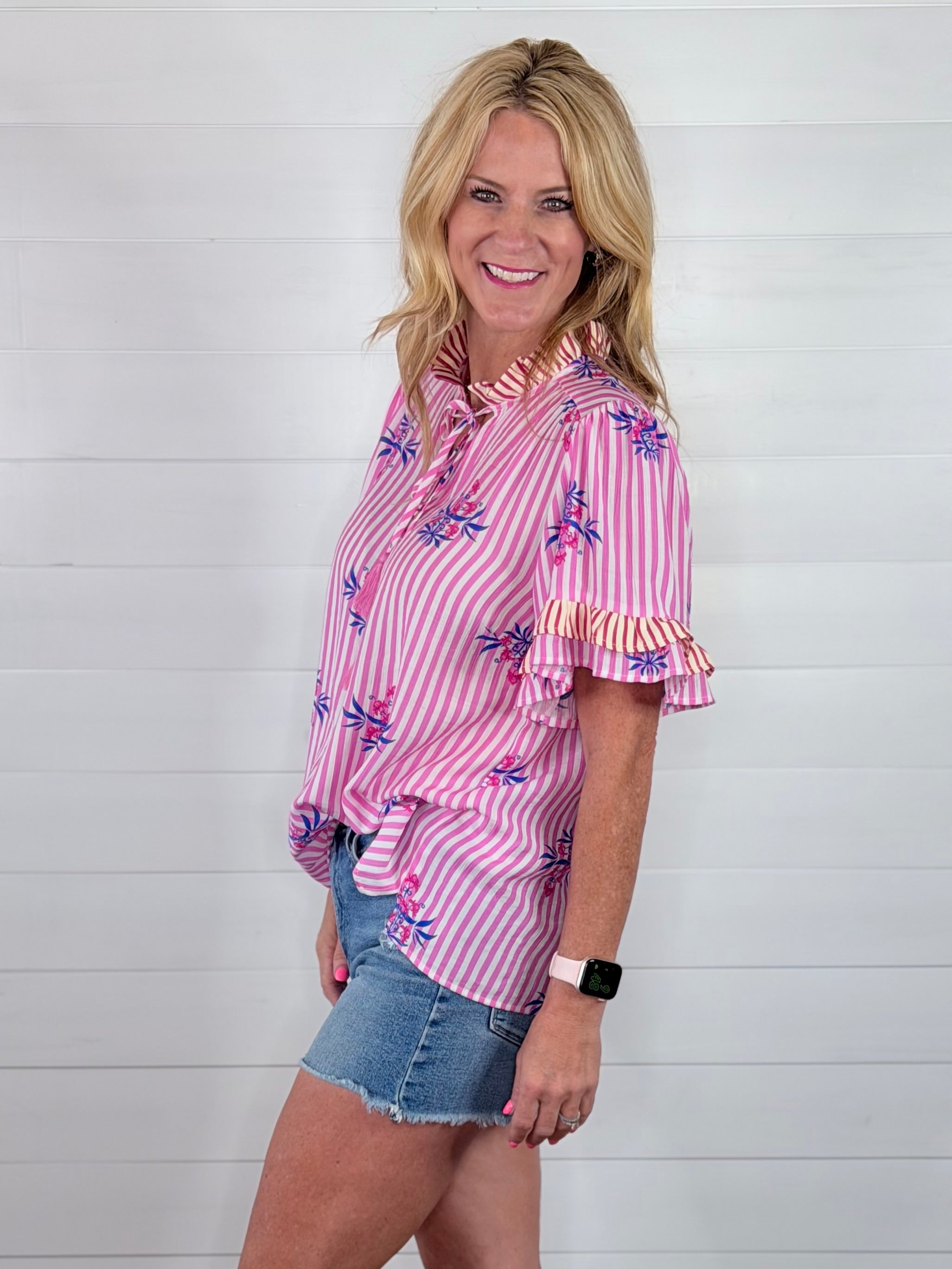 ADDISON STRIPE TOP
