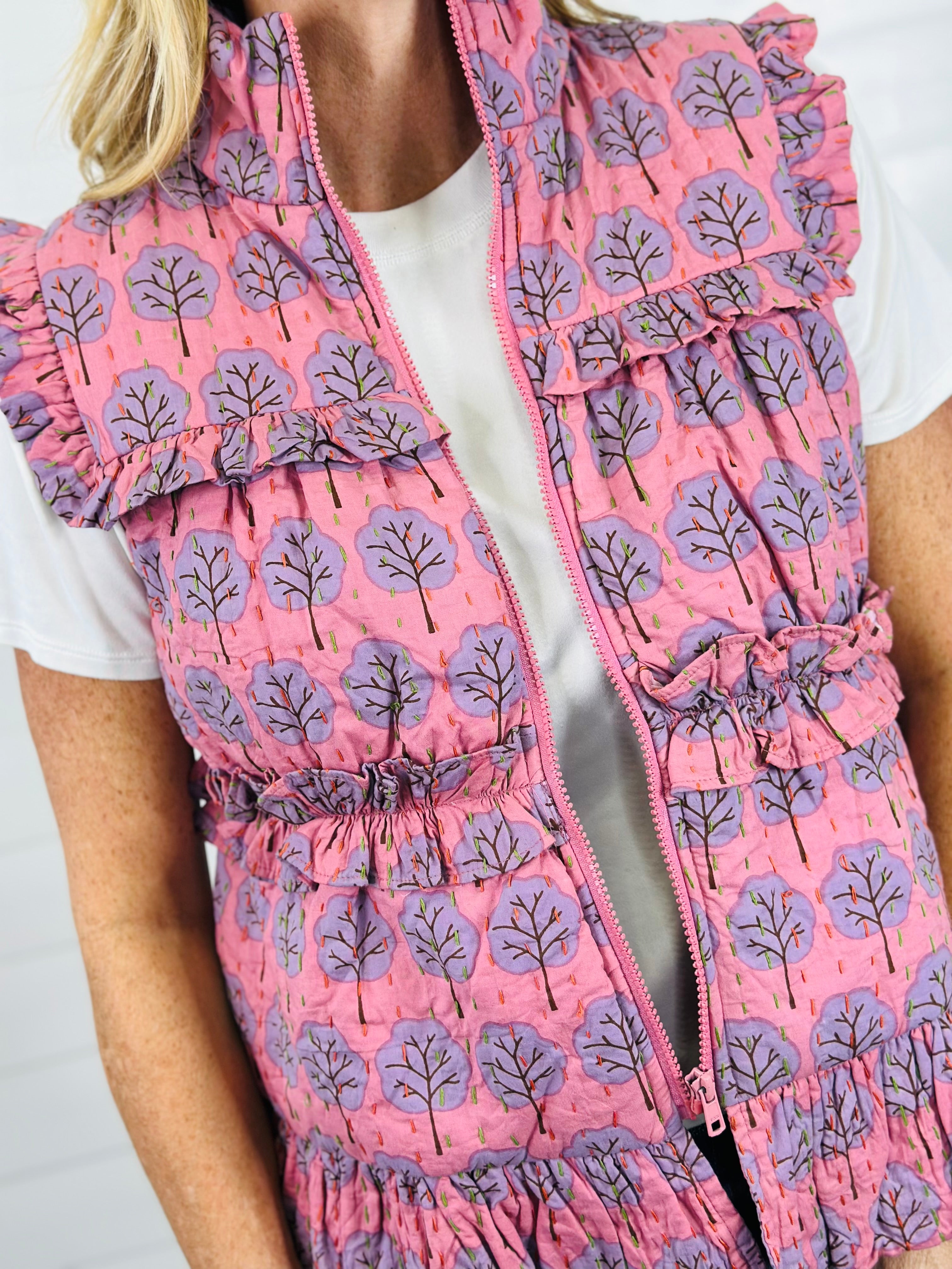 KANTHA STITCHED VEST