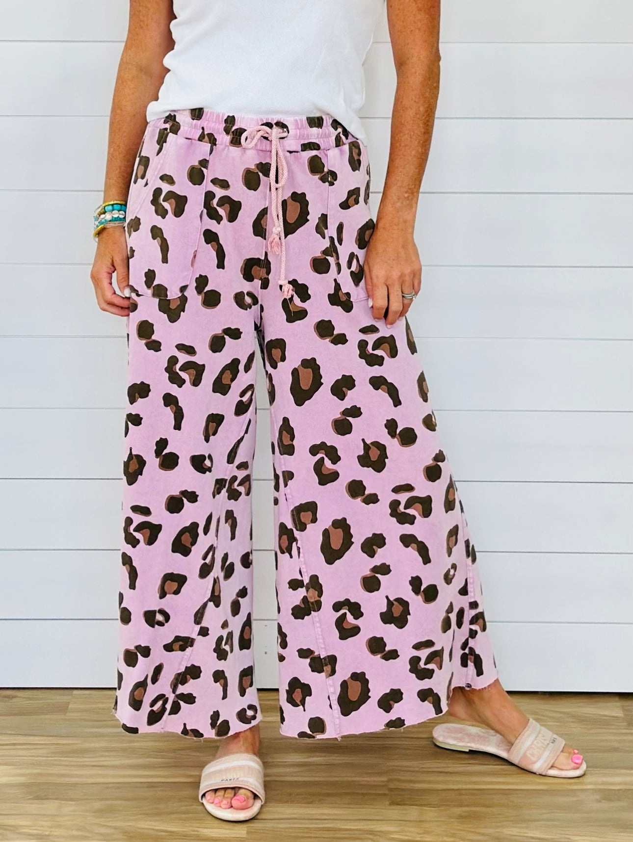 LINDY LEOPARD PANT-ORCHID