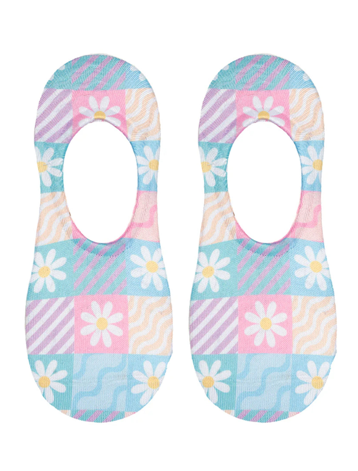 LINER SOCKS-WAVY FLOWER