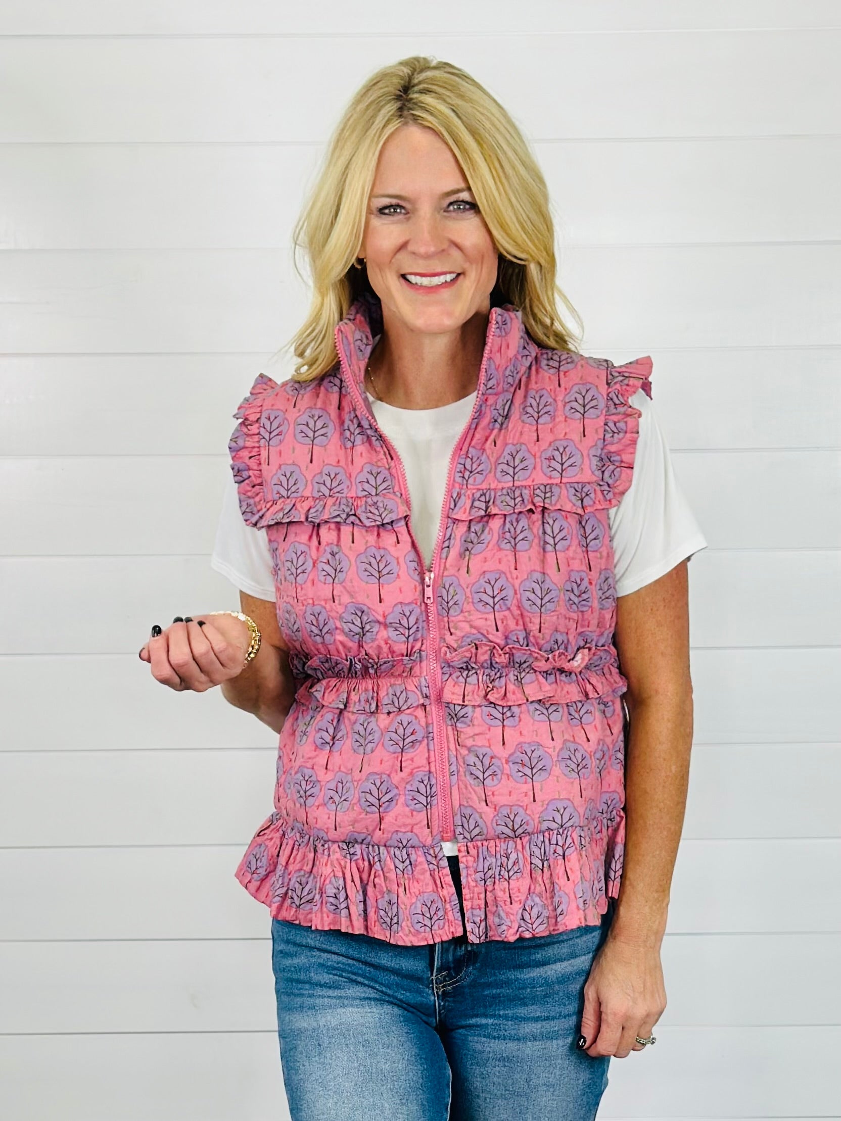 KANTHA STITCHED VEST