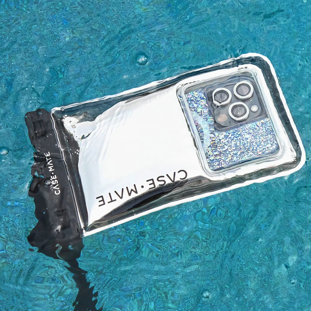 CASE-MATE-WATERPROOF FLOATING POUCH-SILVER CHROME