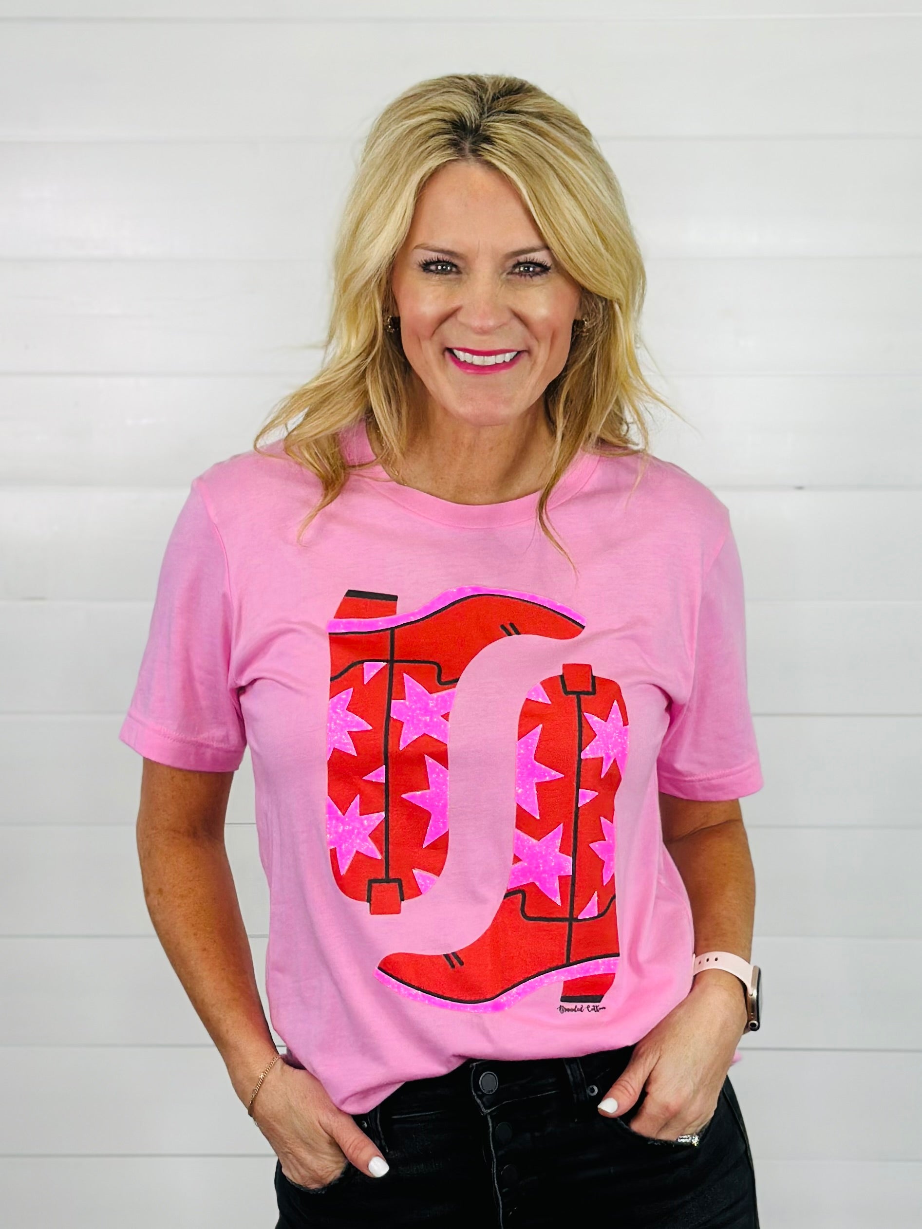 OH MY STARS BOOTS TEE