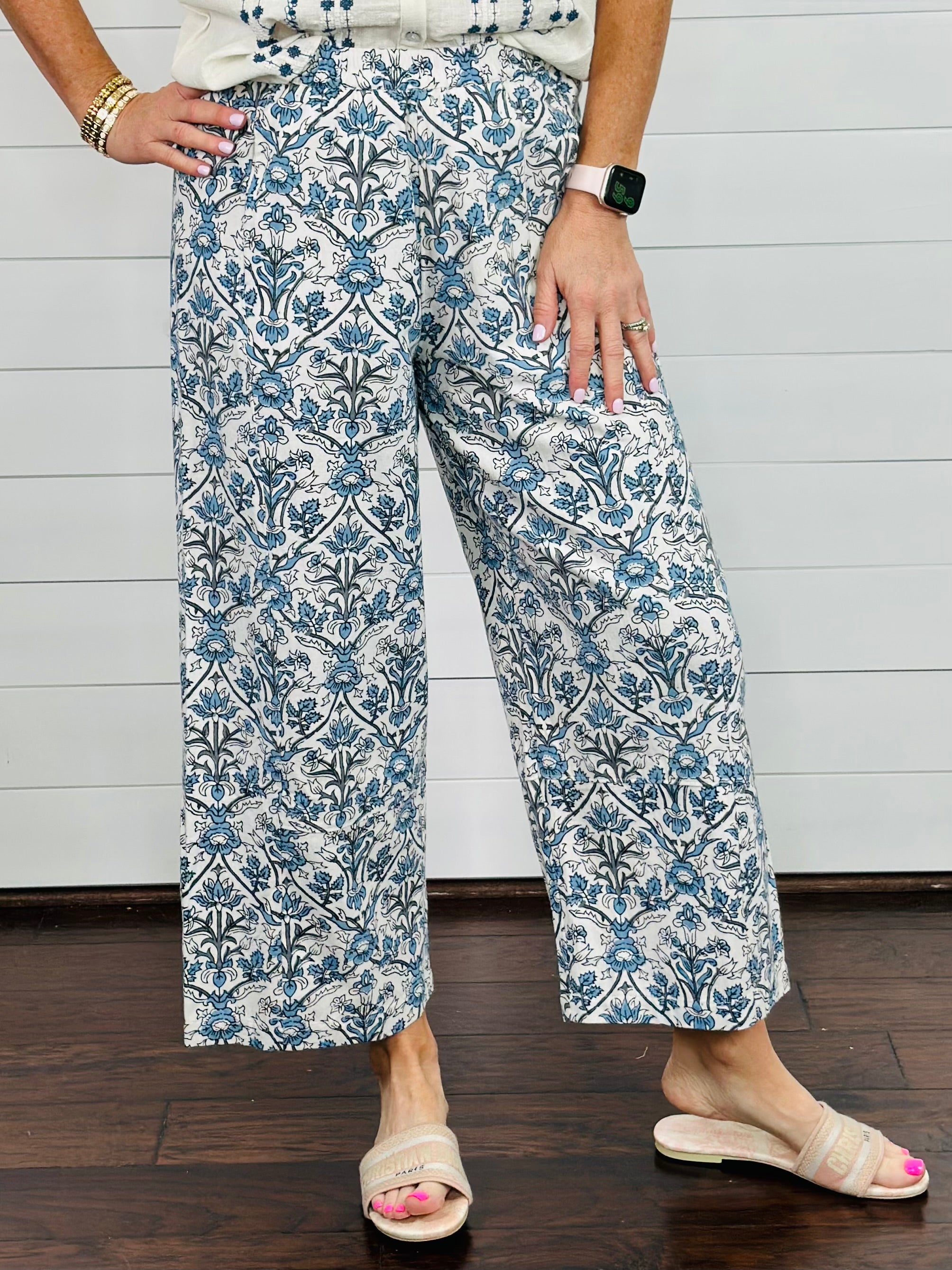 TOILE BARREL PANT