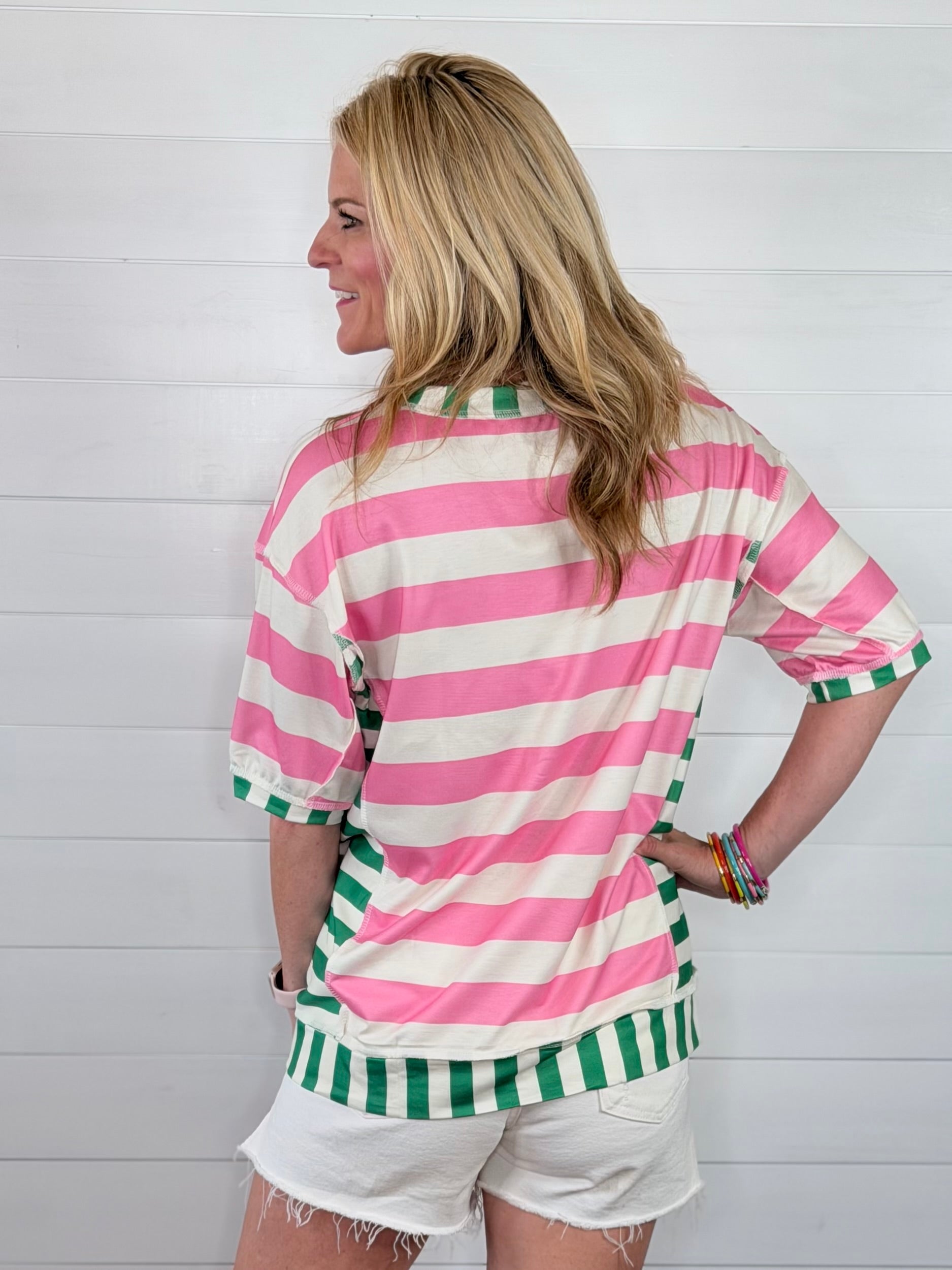 PREPPY STRIPE TOP