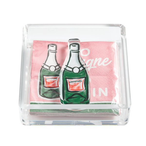 CHAMPAGNE ACRYLIC NAPKIN SET