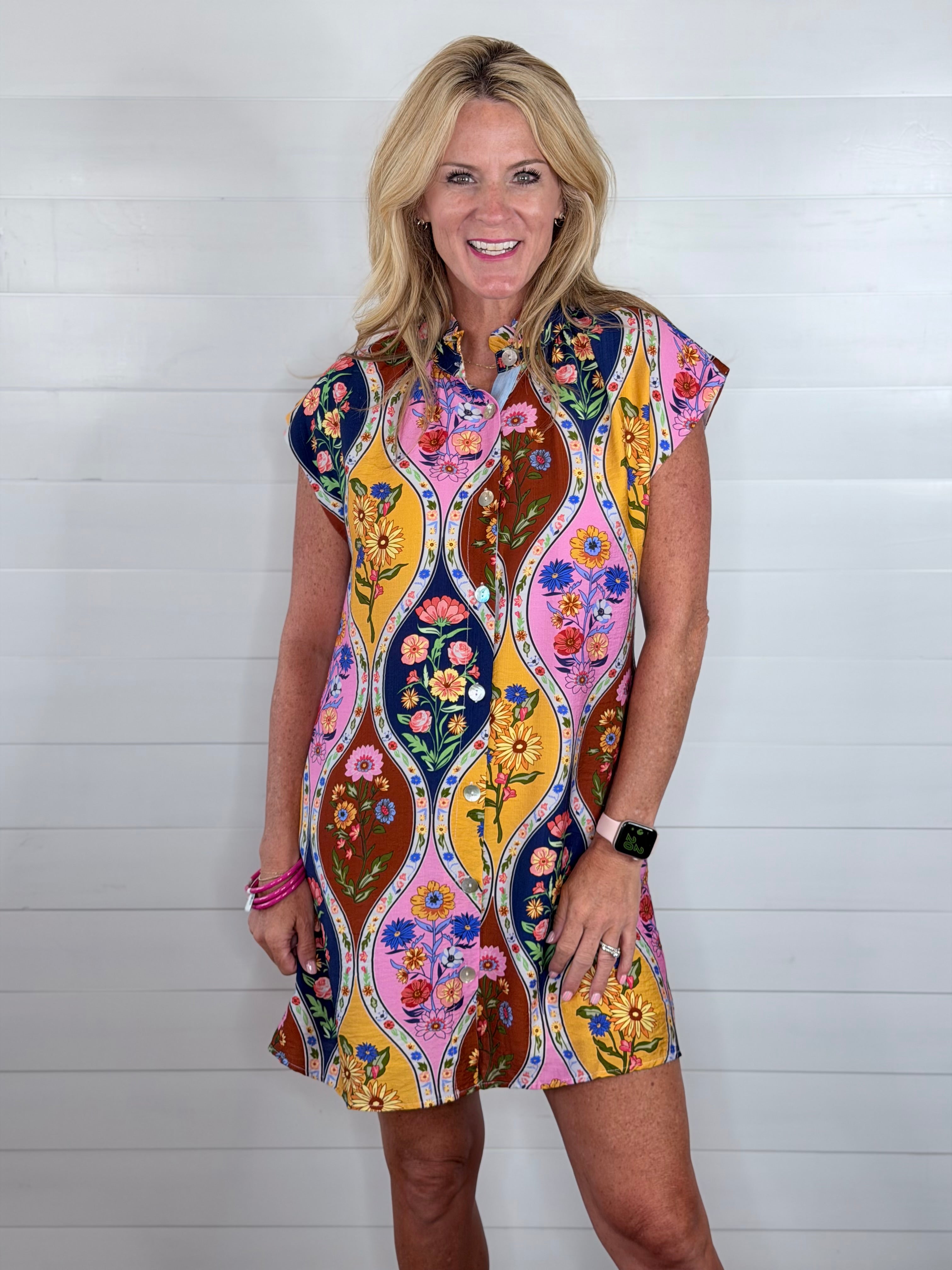 PETAL PATCH DRESS