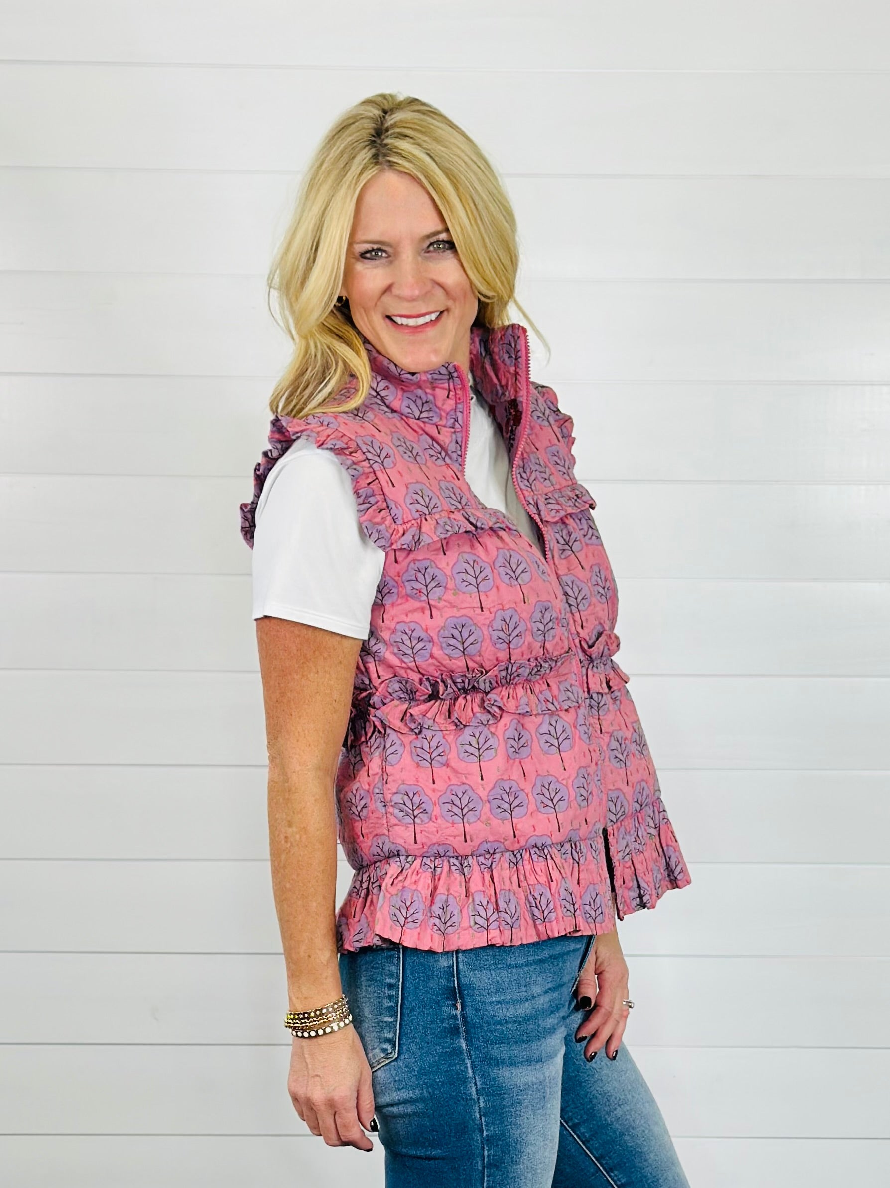 KANTHA STITCHED VEST