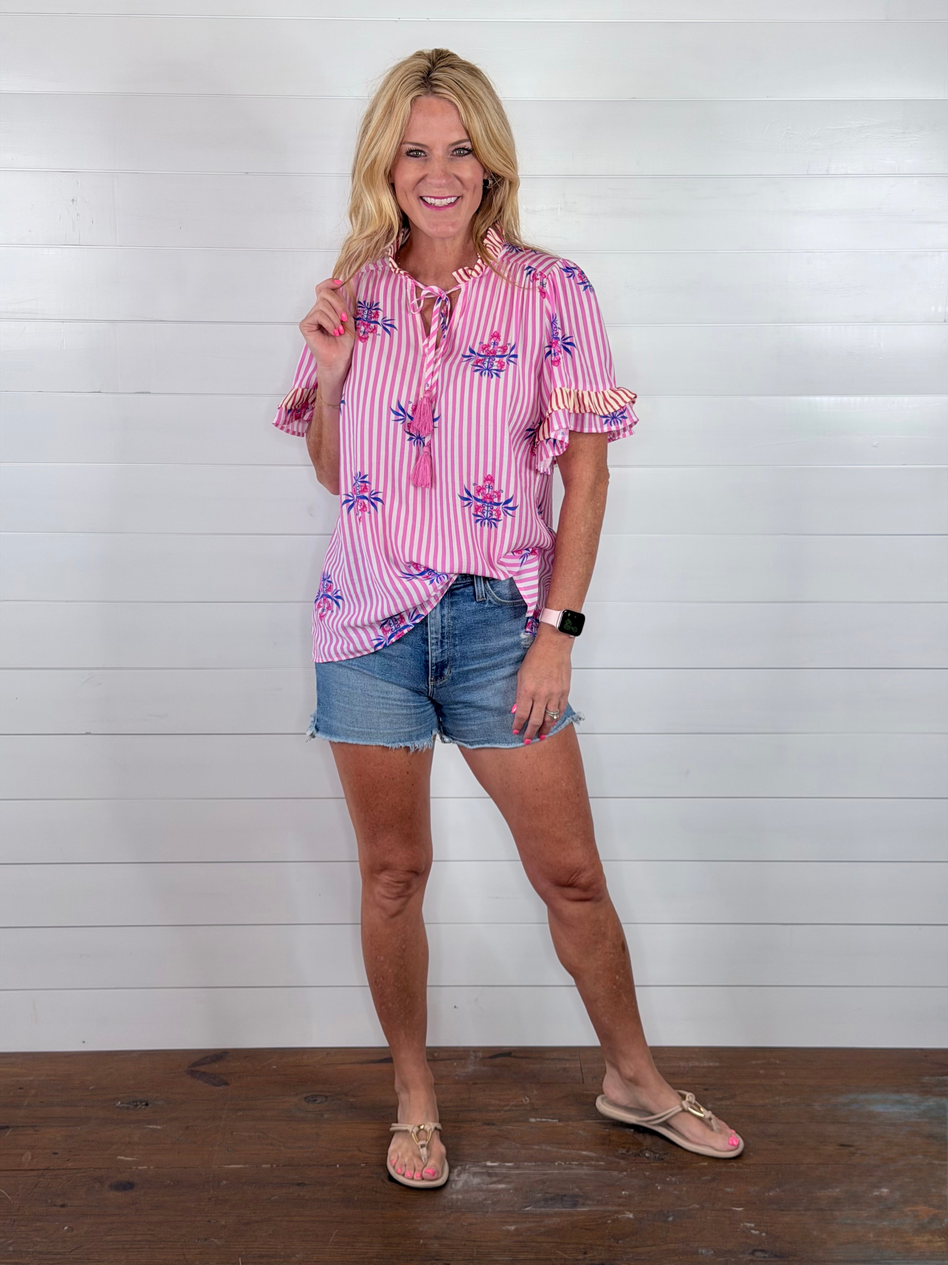 ADDISON STRIPE TOP
