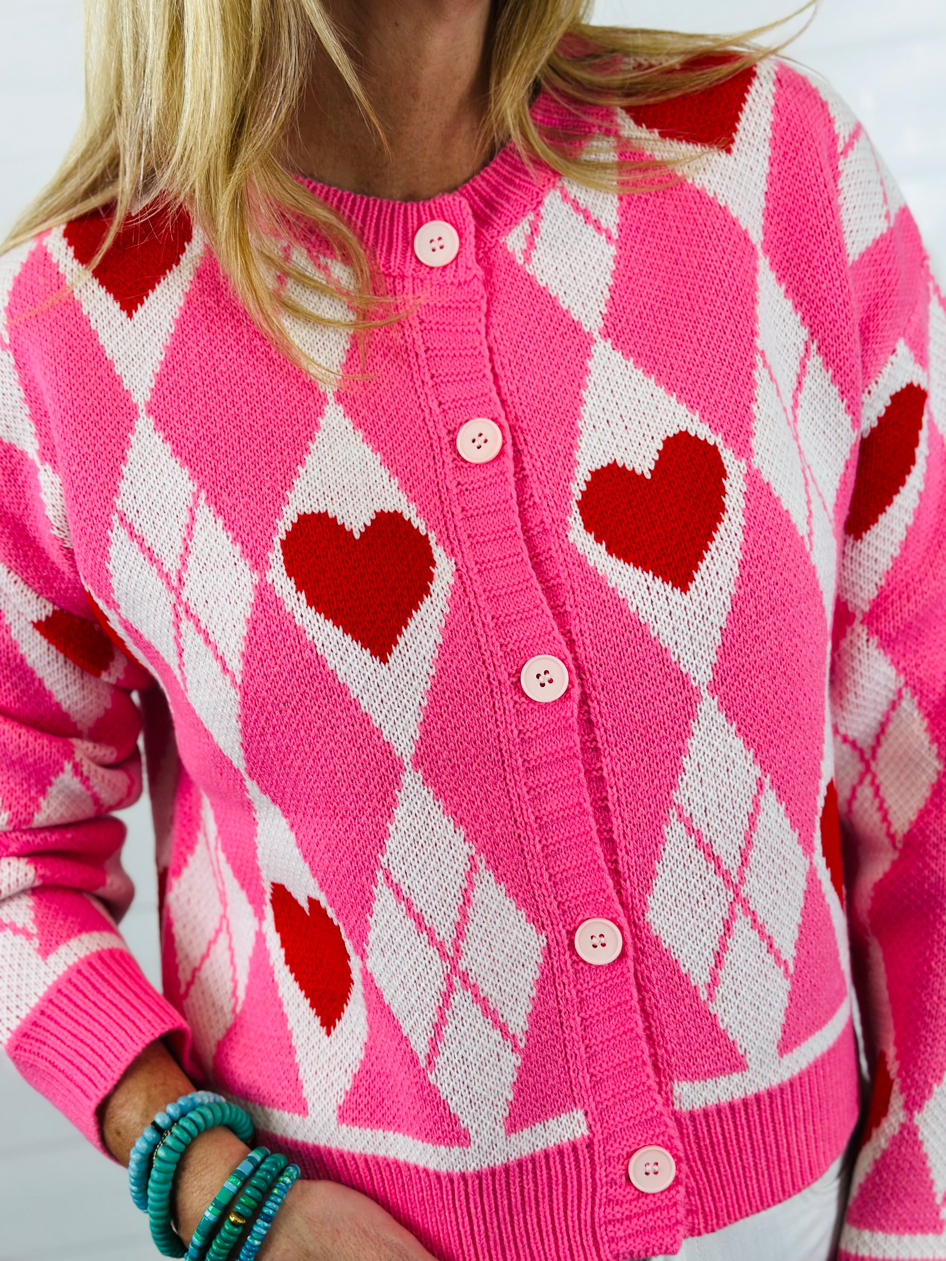 LOVE IS IN THE AIR CARDIGAN
