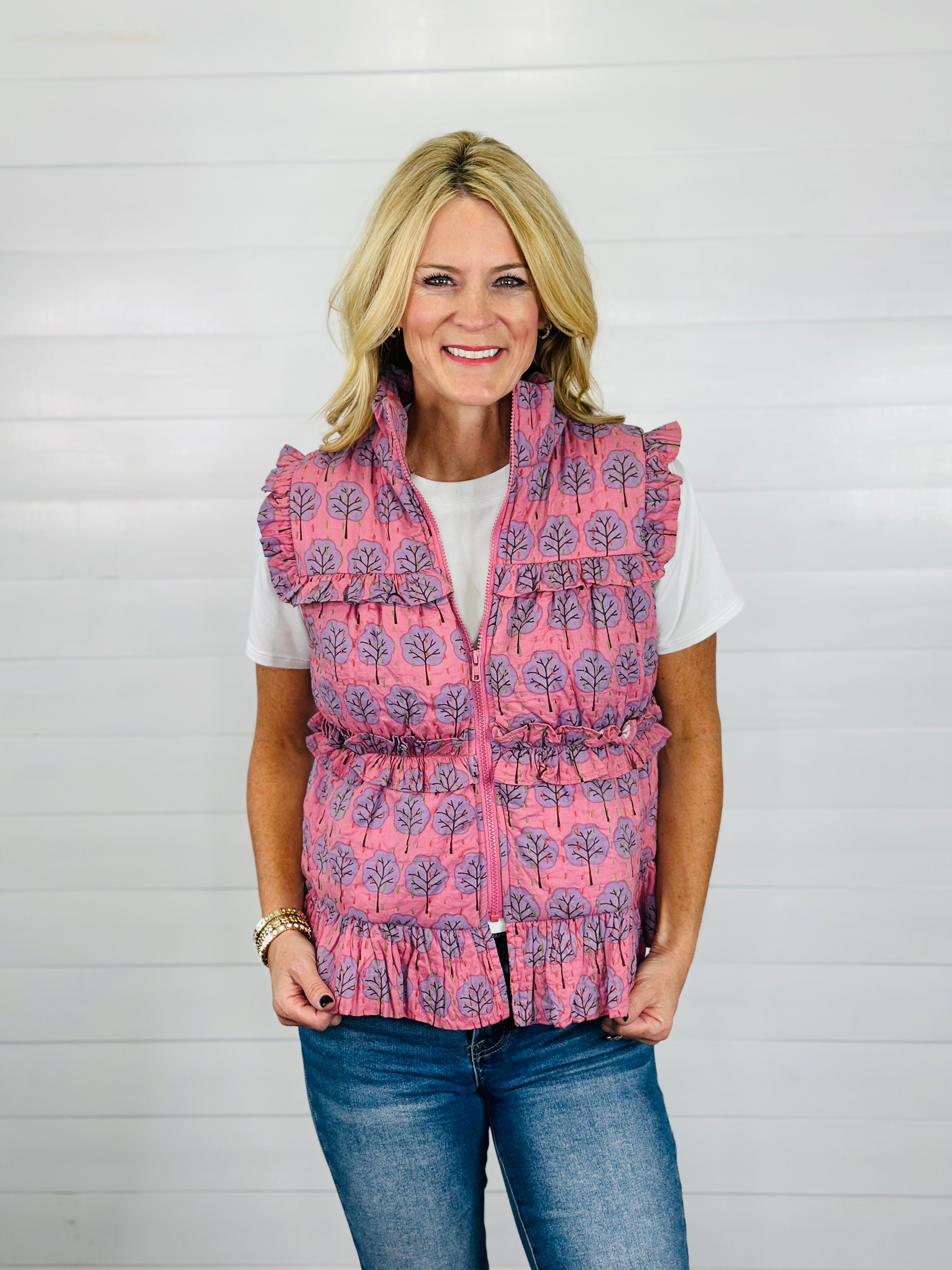 KANTHA STITCHED VEST