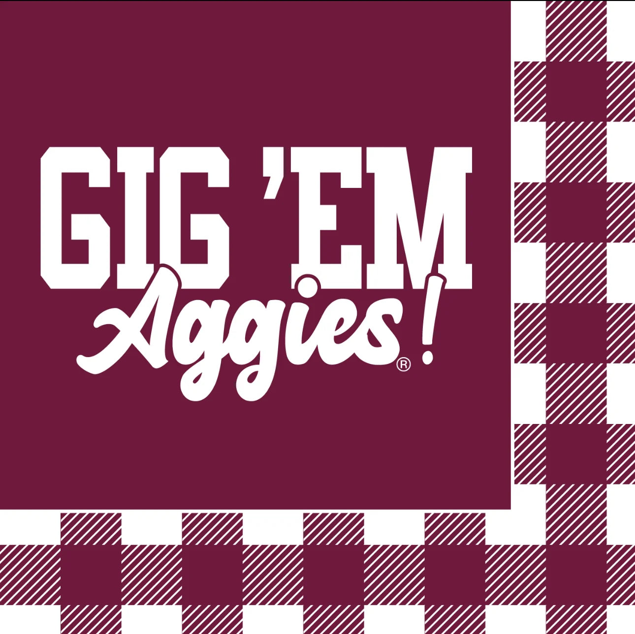 TEXAS A & M NAPKINS