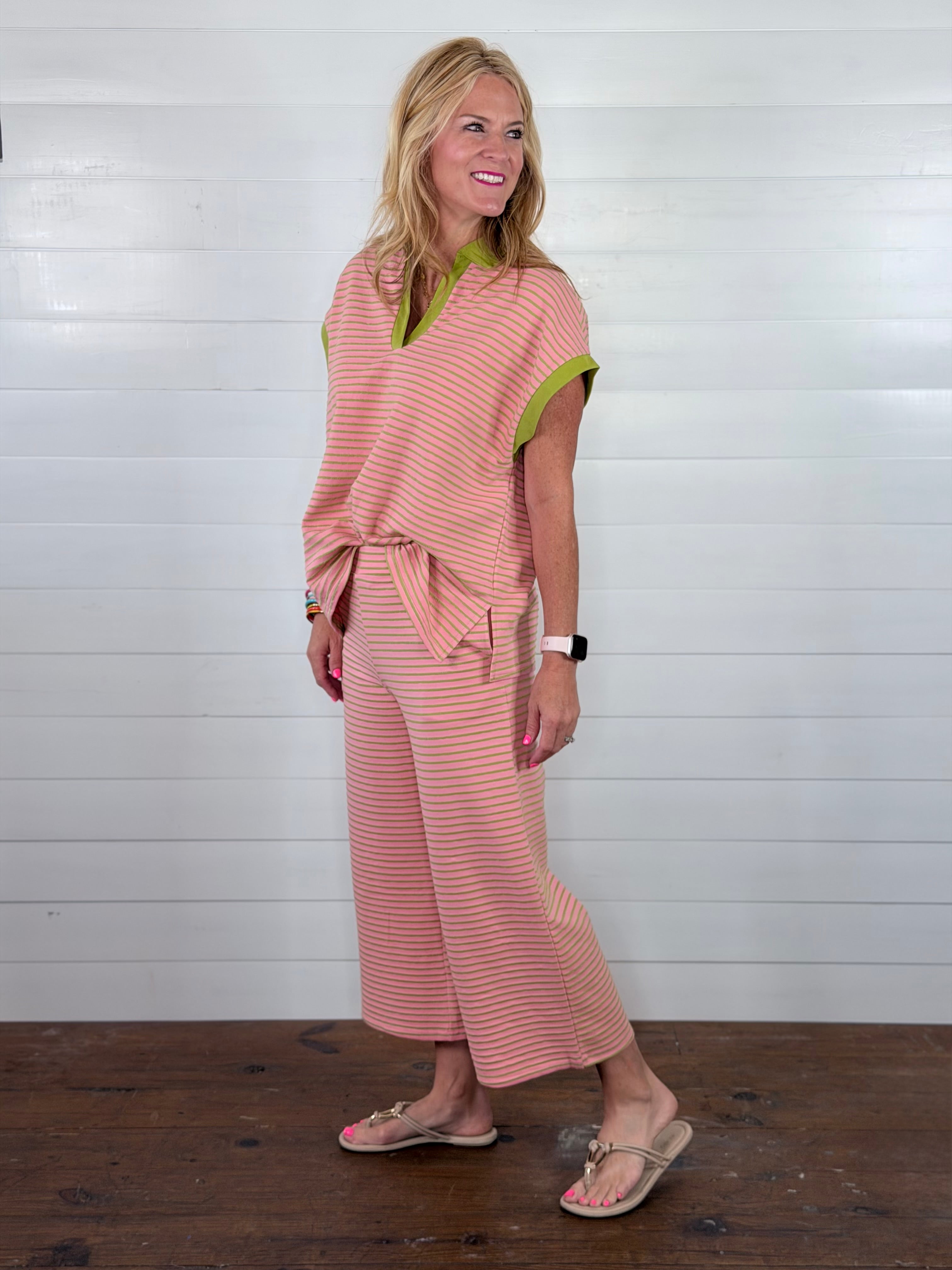 PAIGE STRIPED SET
