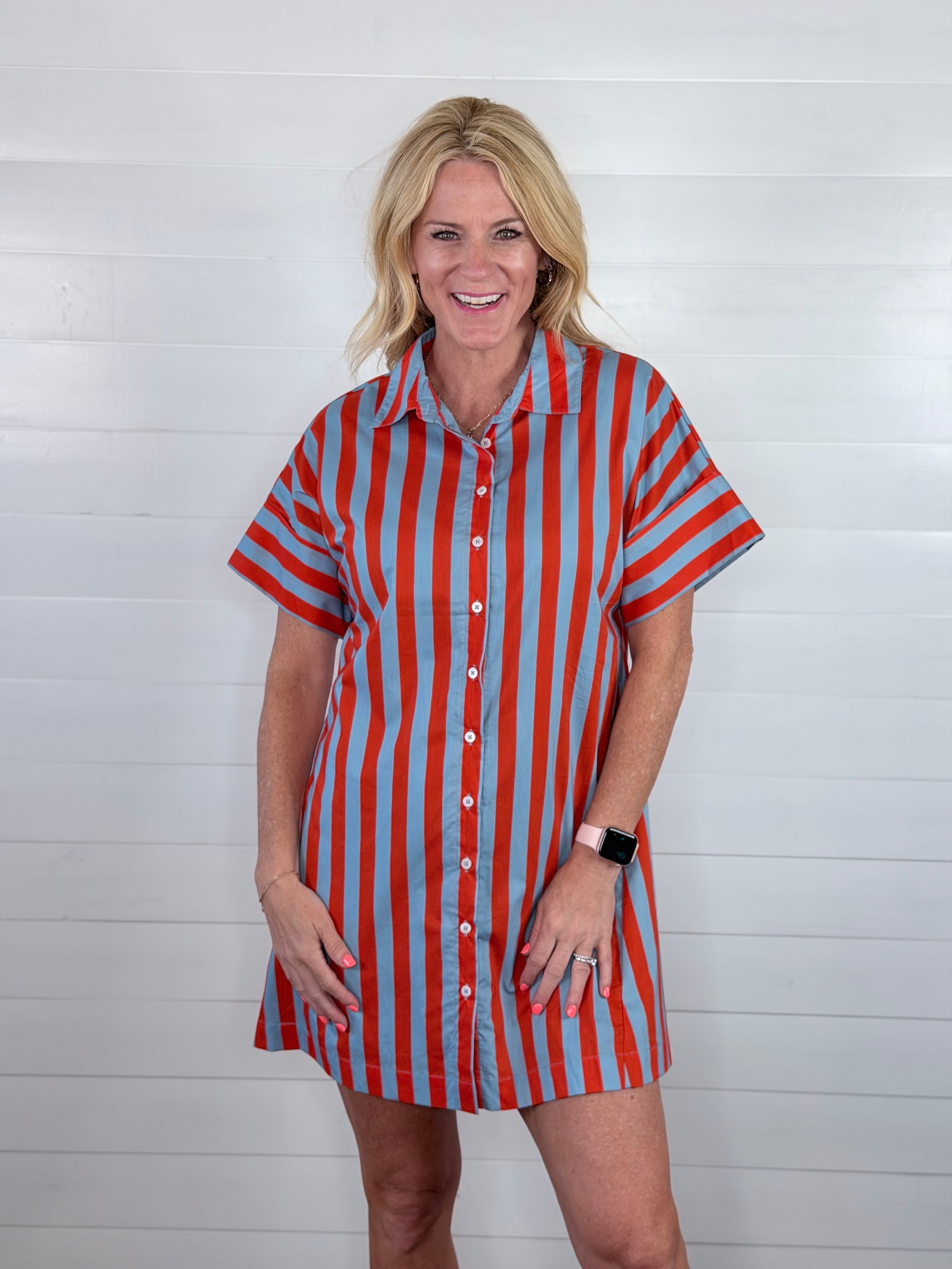 WINNIE STRIPED DRESS