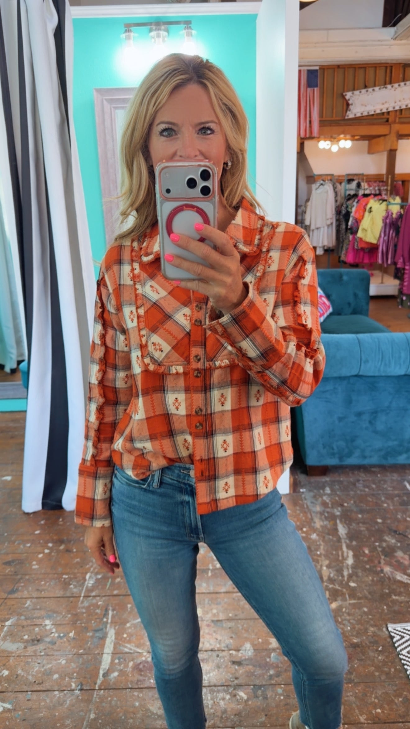 BIB AND FRILLS SHIRT BY IVY JANE