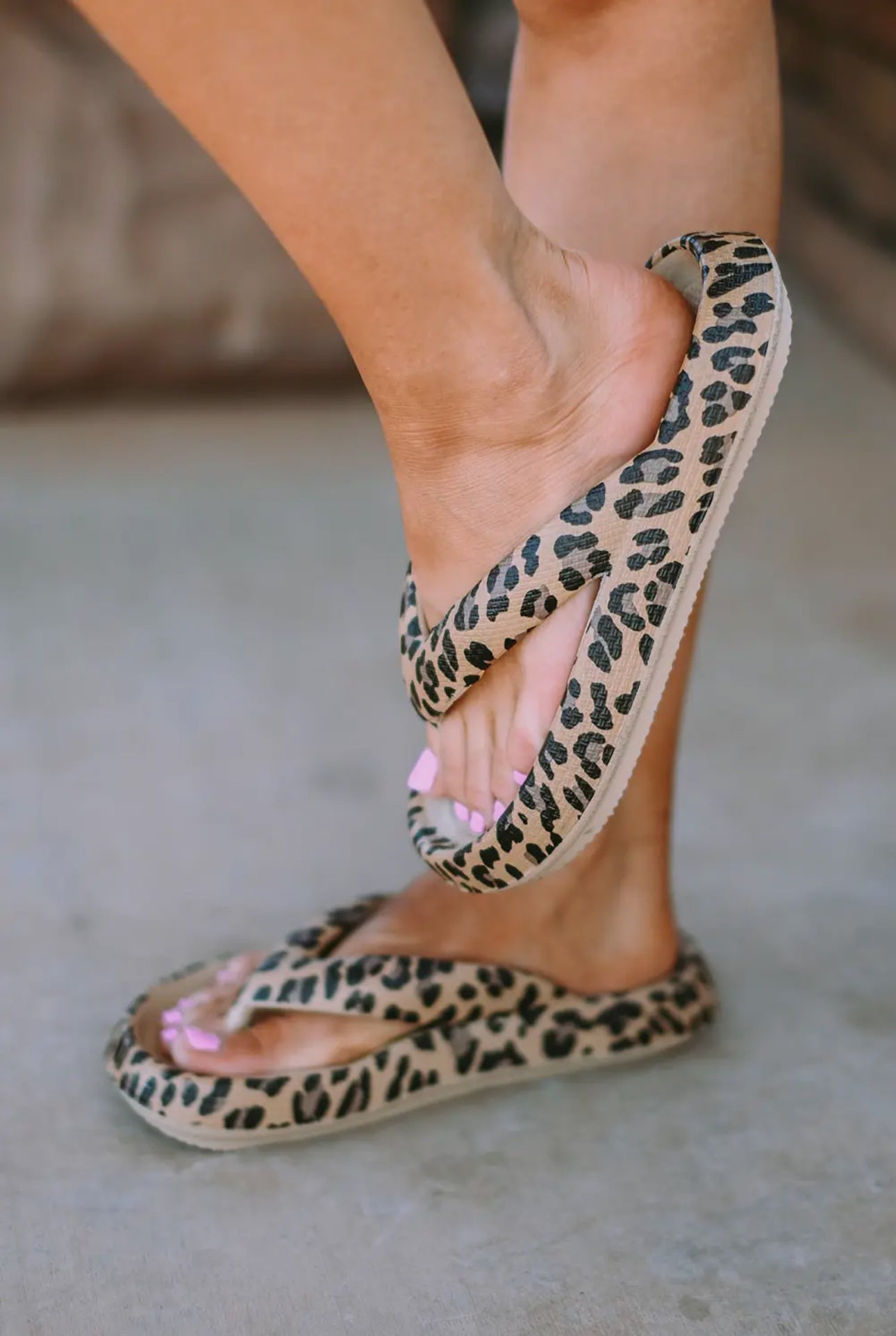 SADIE CHEETAH FLIP-FLOP