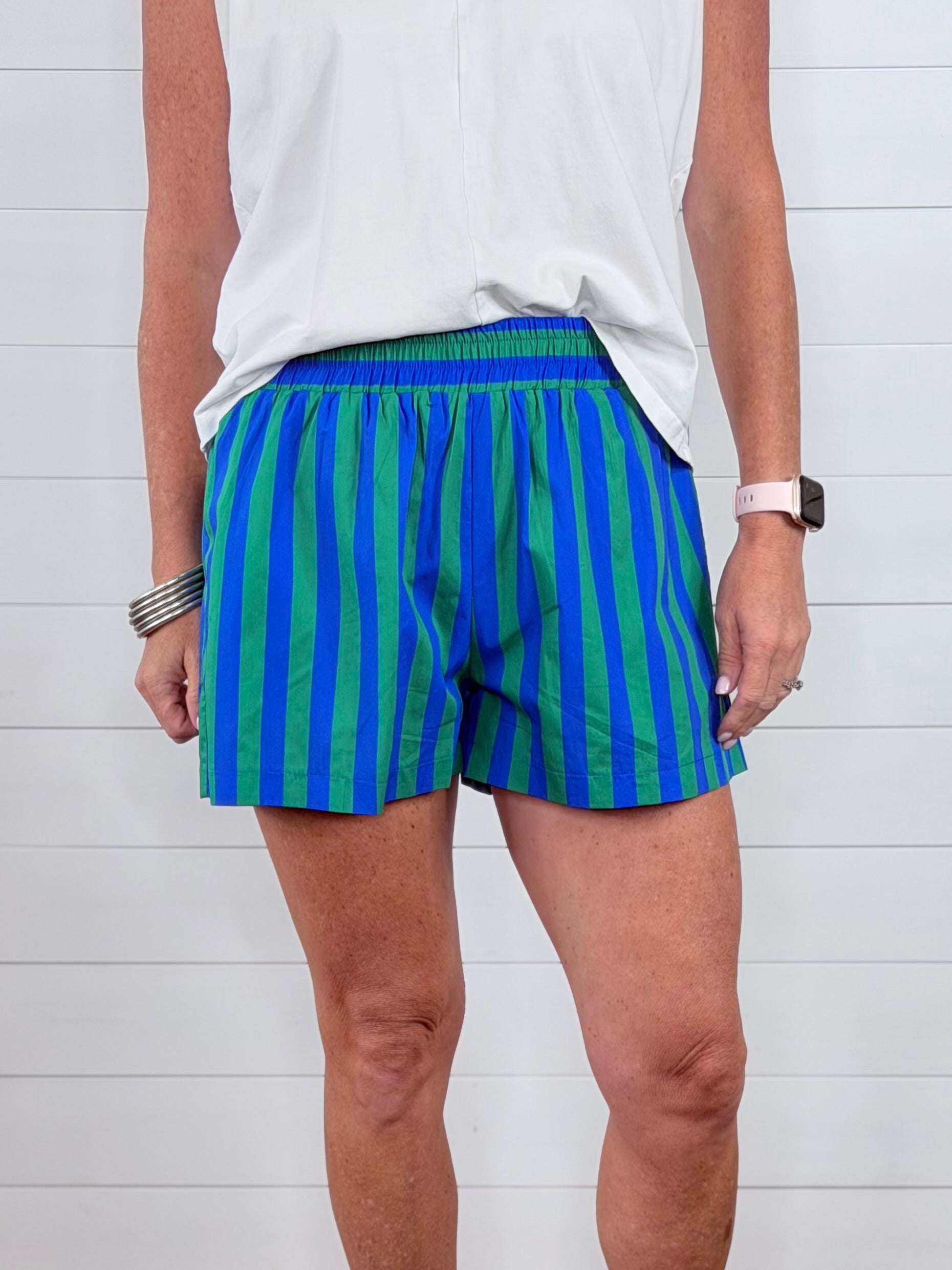 LUCY STRIPED SHORTS