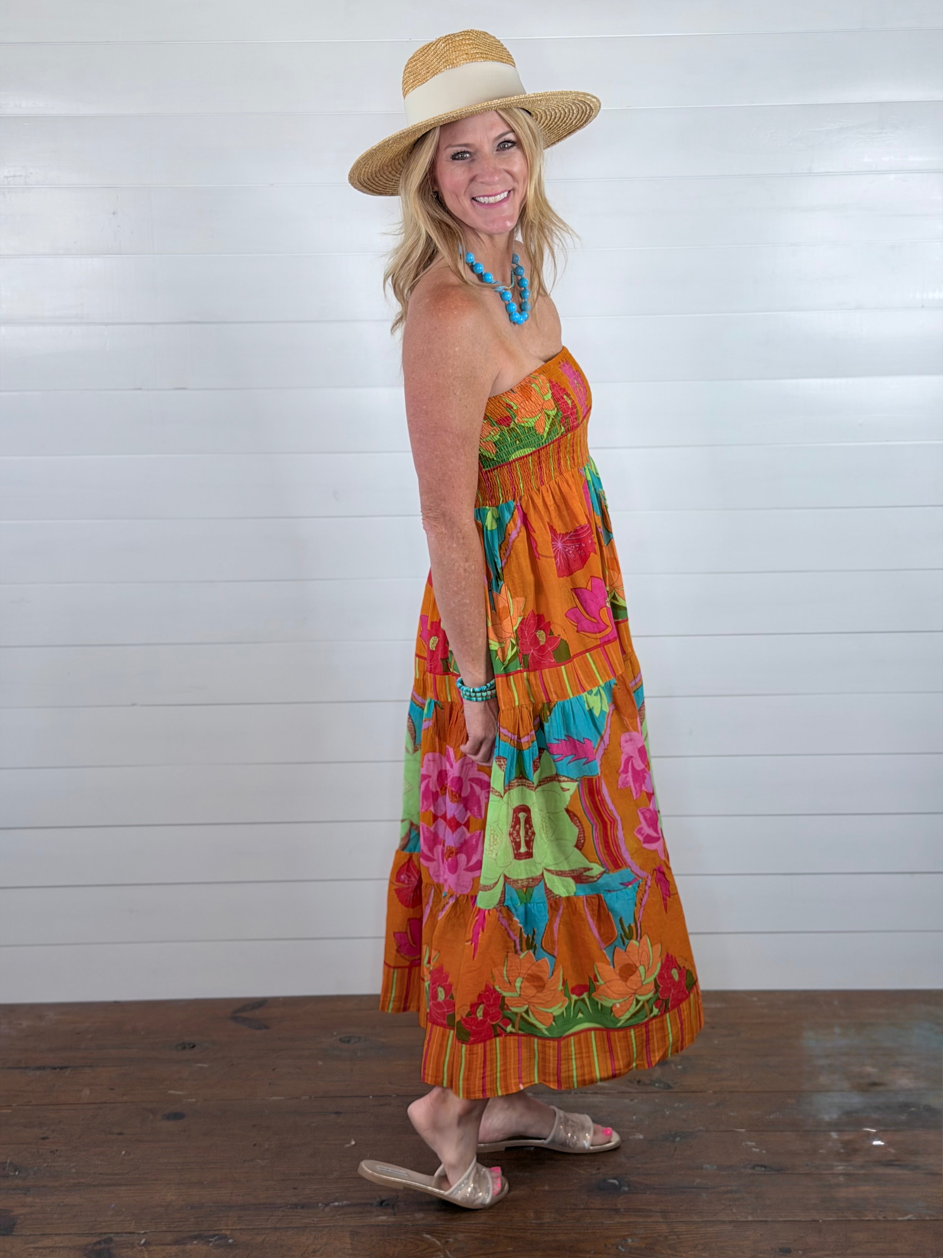 AMANDA STRAPLESS DRESS