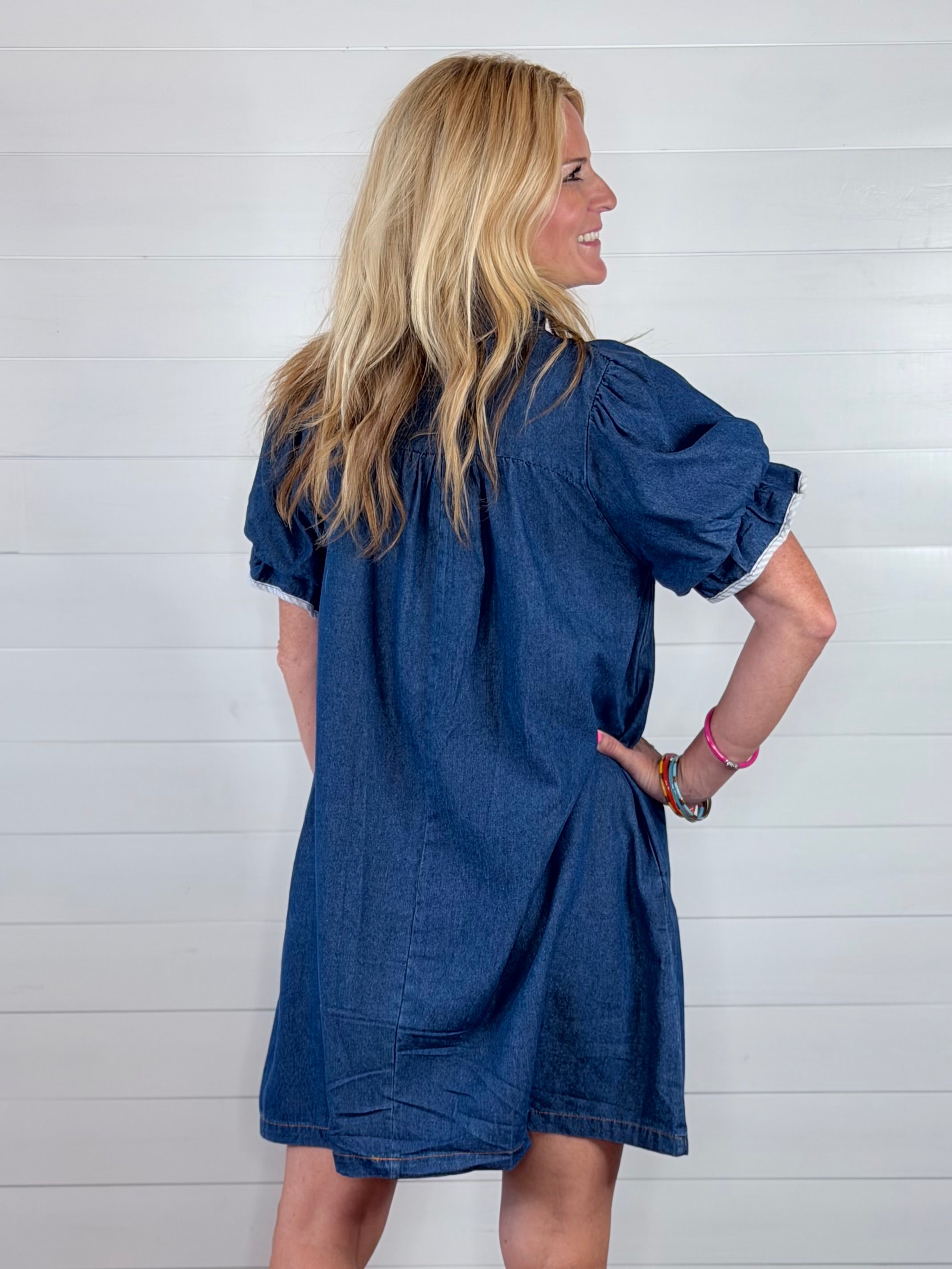 DENIM DARLING DRESS