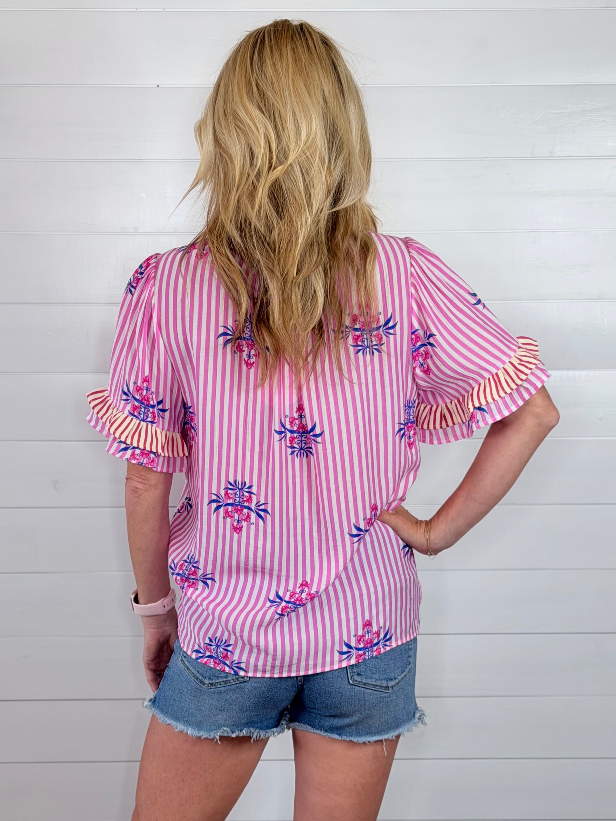 ADDISON STRIPE TOP