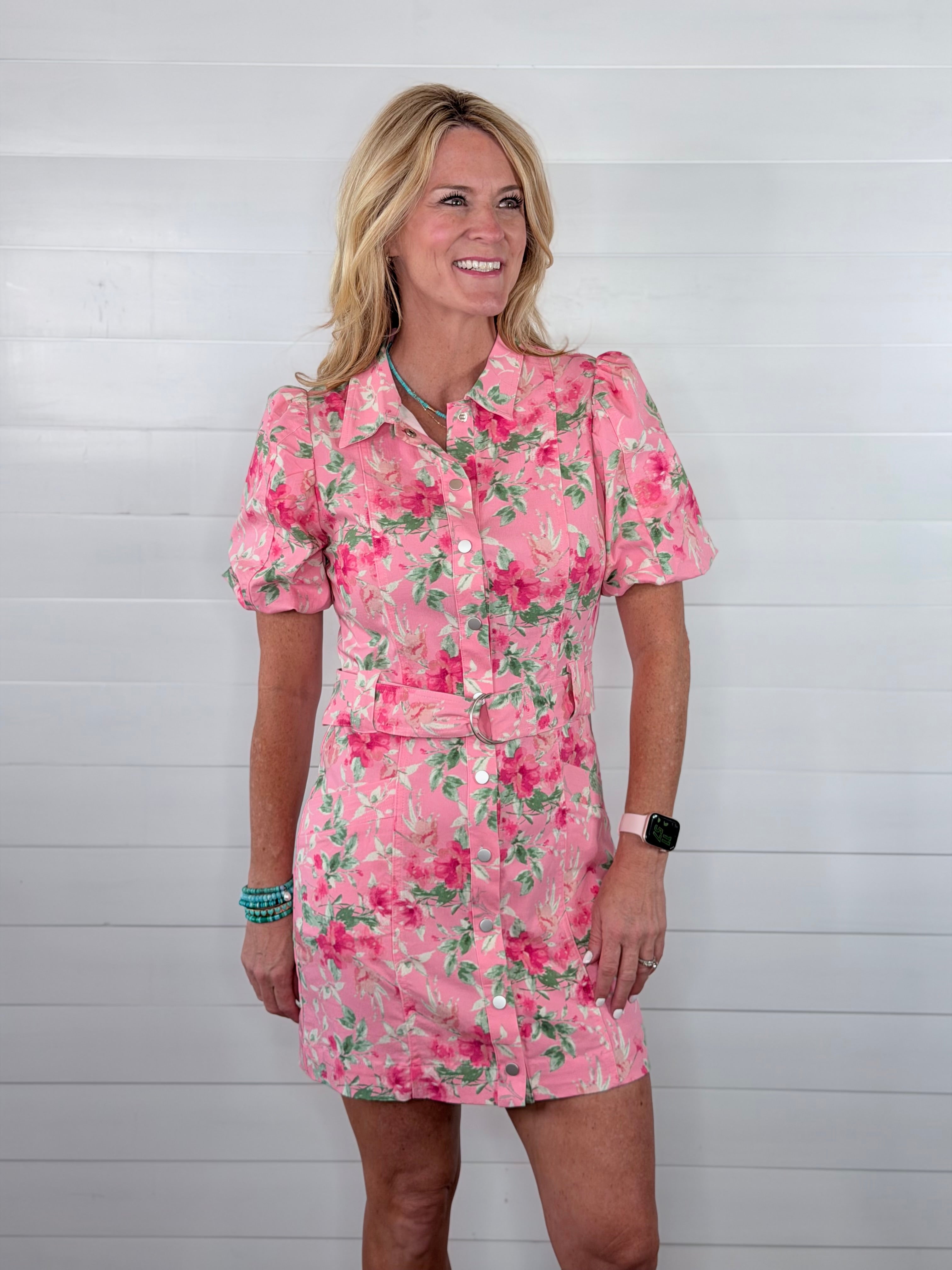 FLIRTY IN FLORALS DRESS