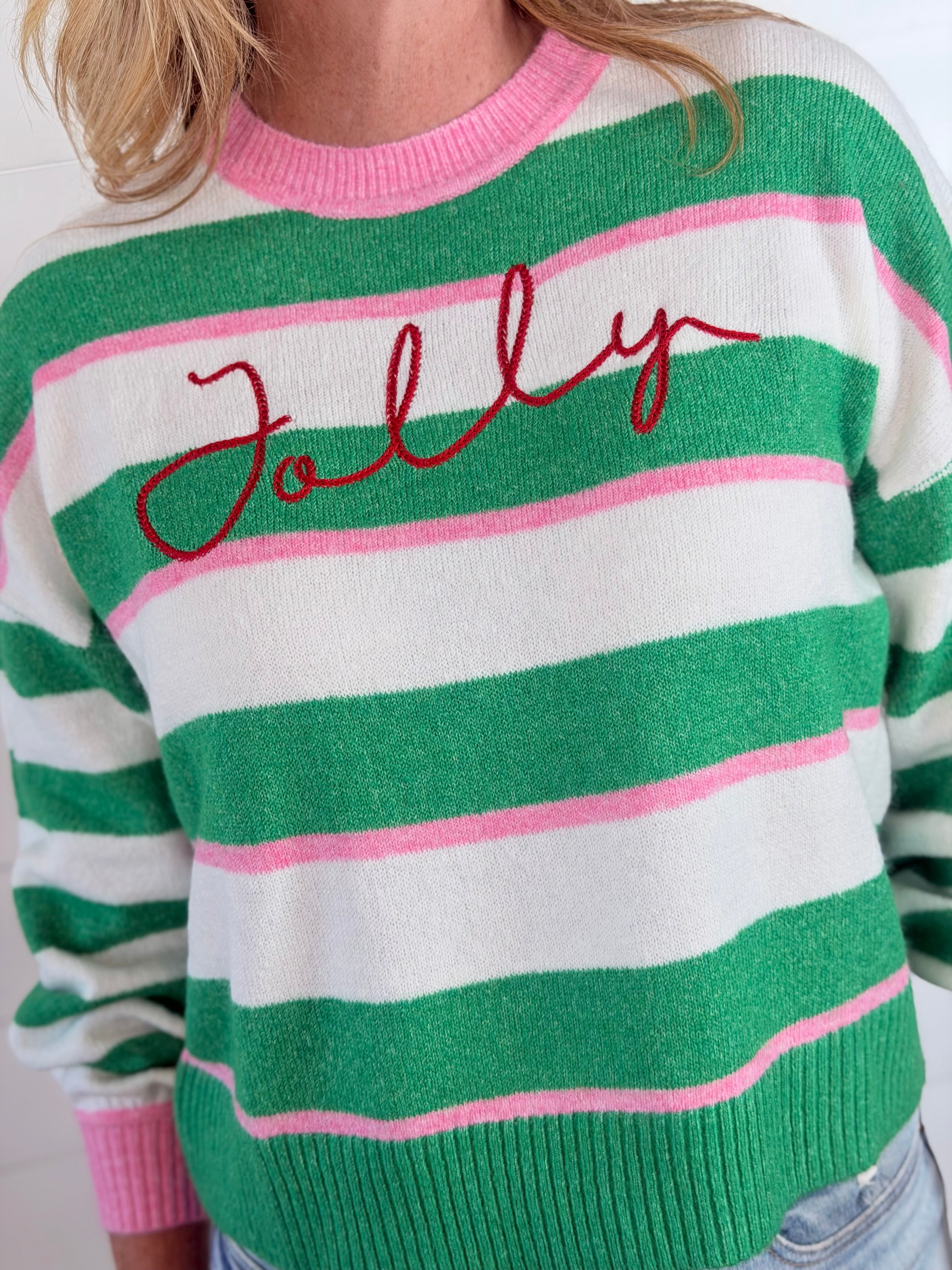 JOLLY STRIPE SWEATER