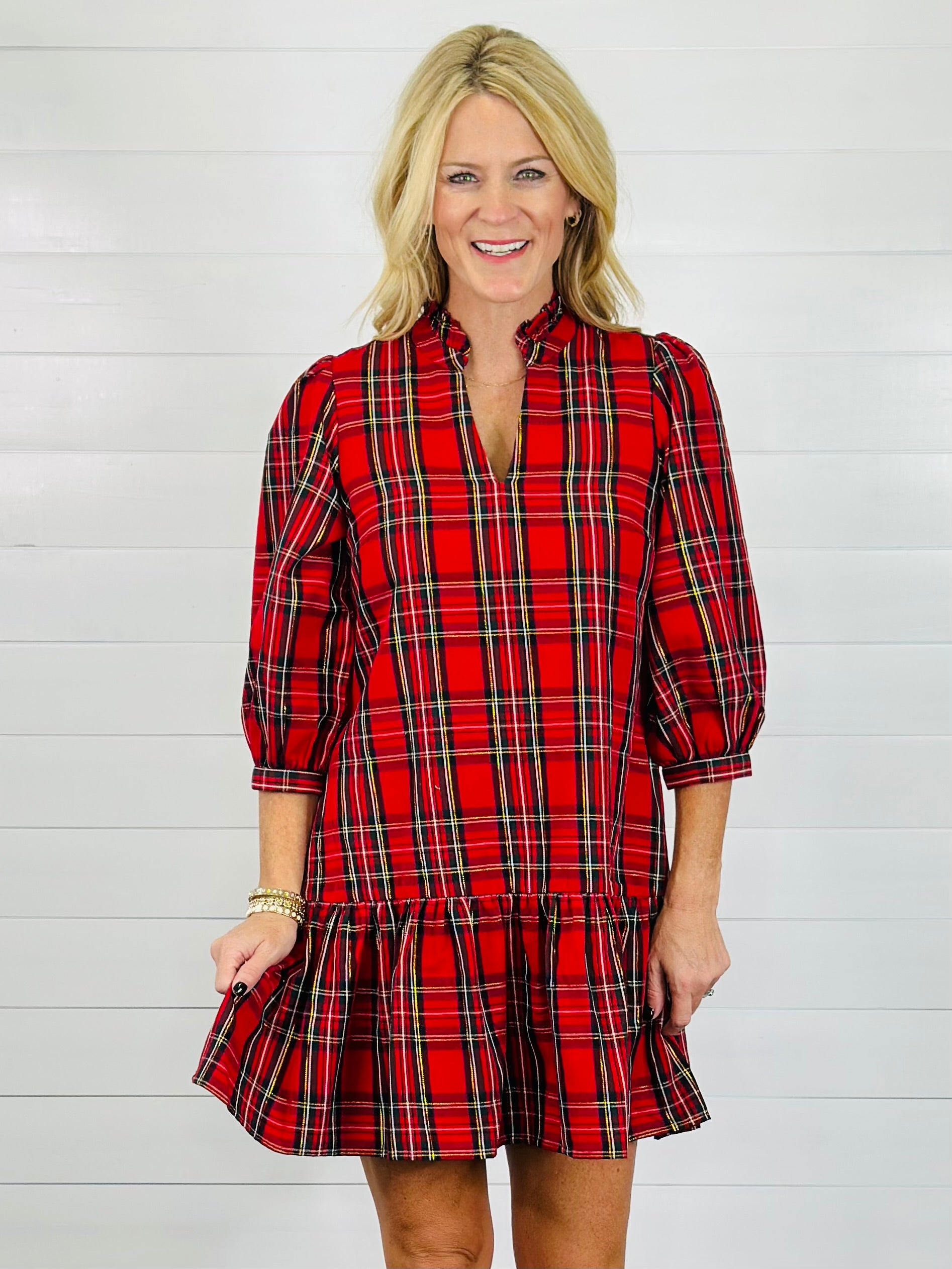 PERFECT IN PLAID DRESS