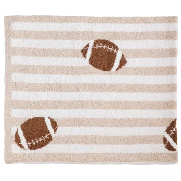 CHENILLE FOOTBALL BLANKET