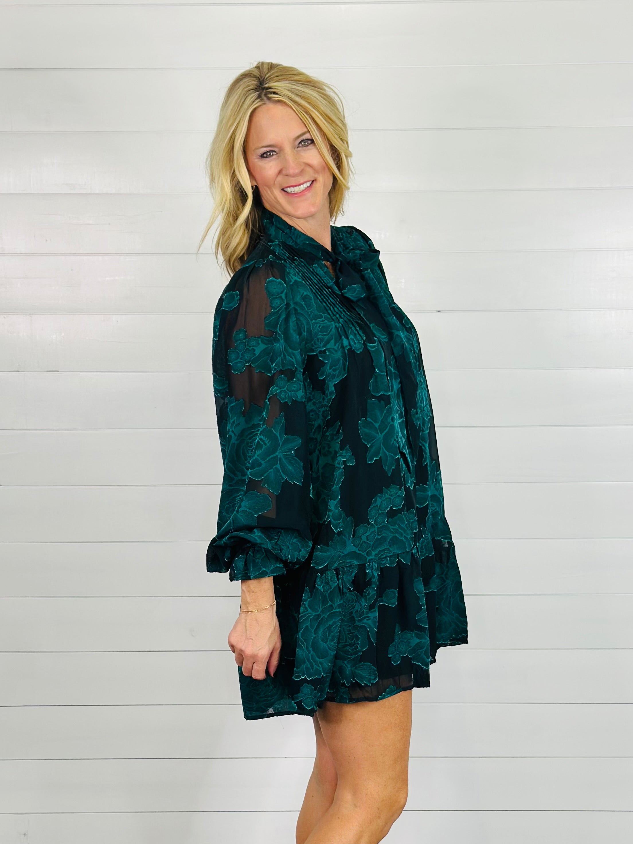 ELEGANT FLORALS DRESS