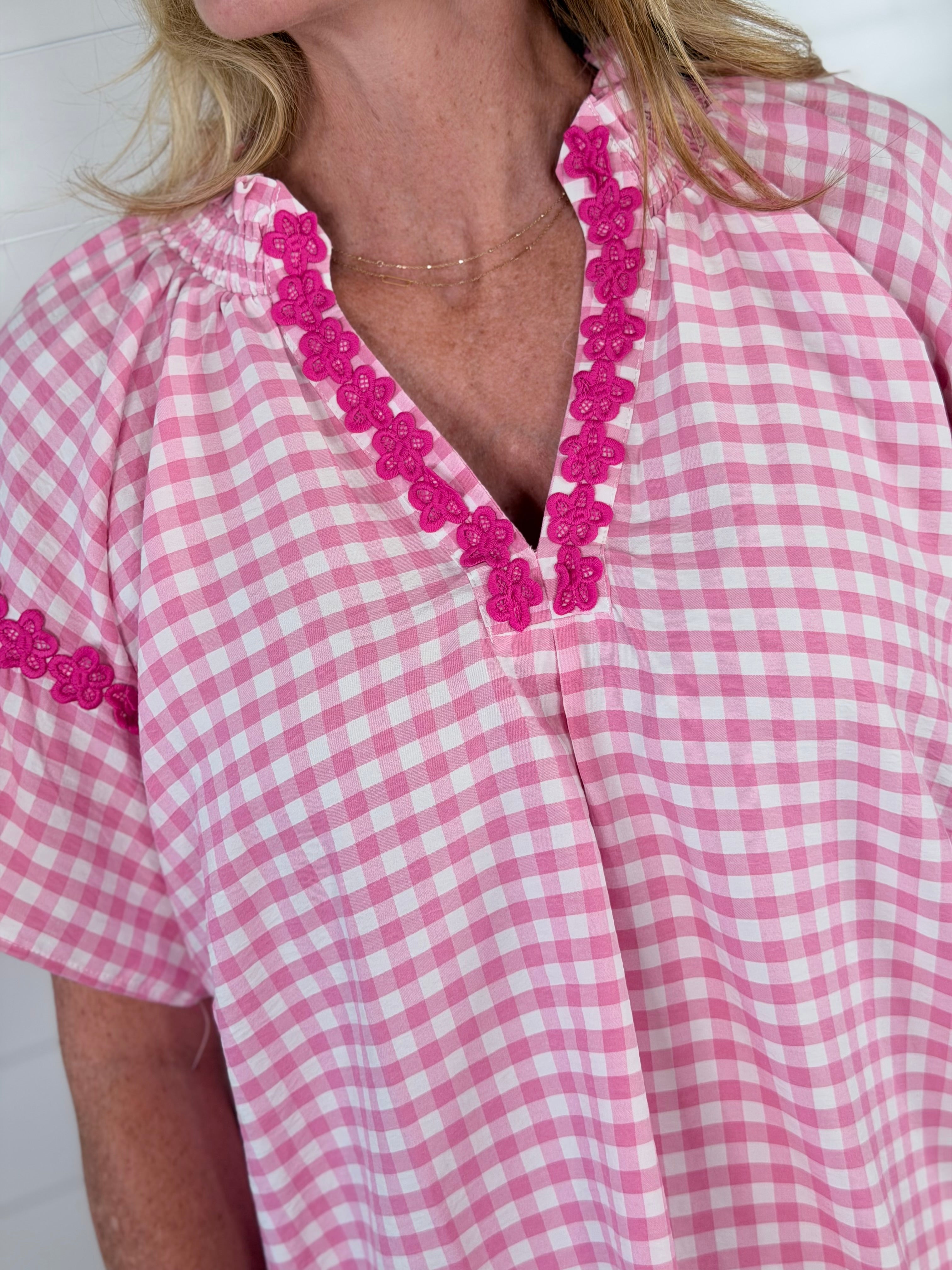 PINK POSEY TOP
