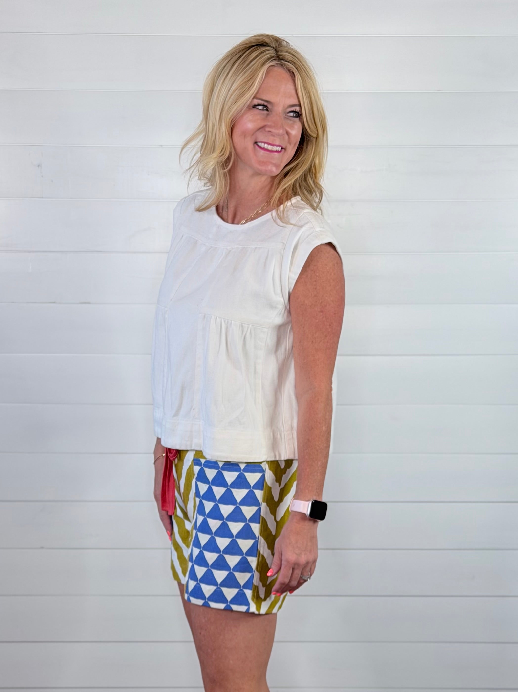 PATCH PRINT SHORT