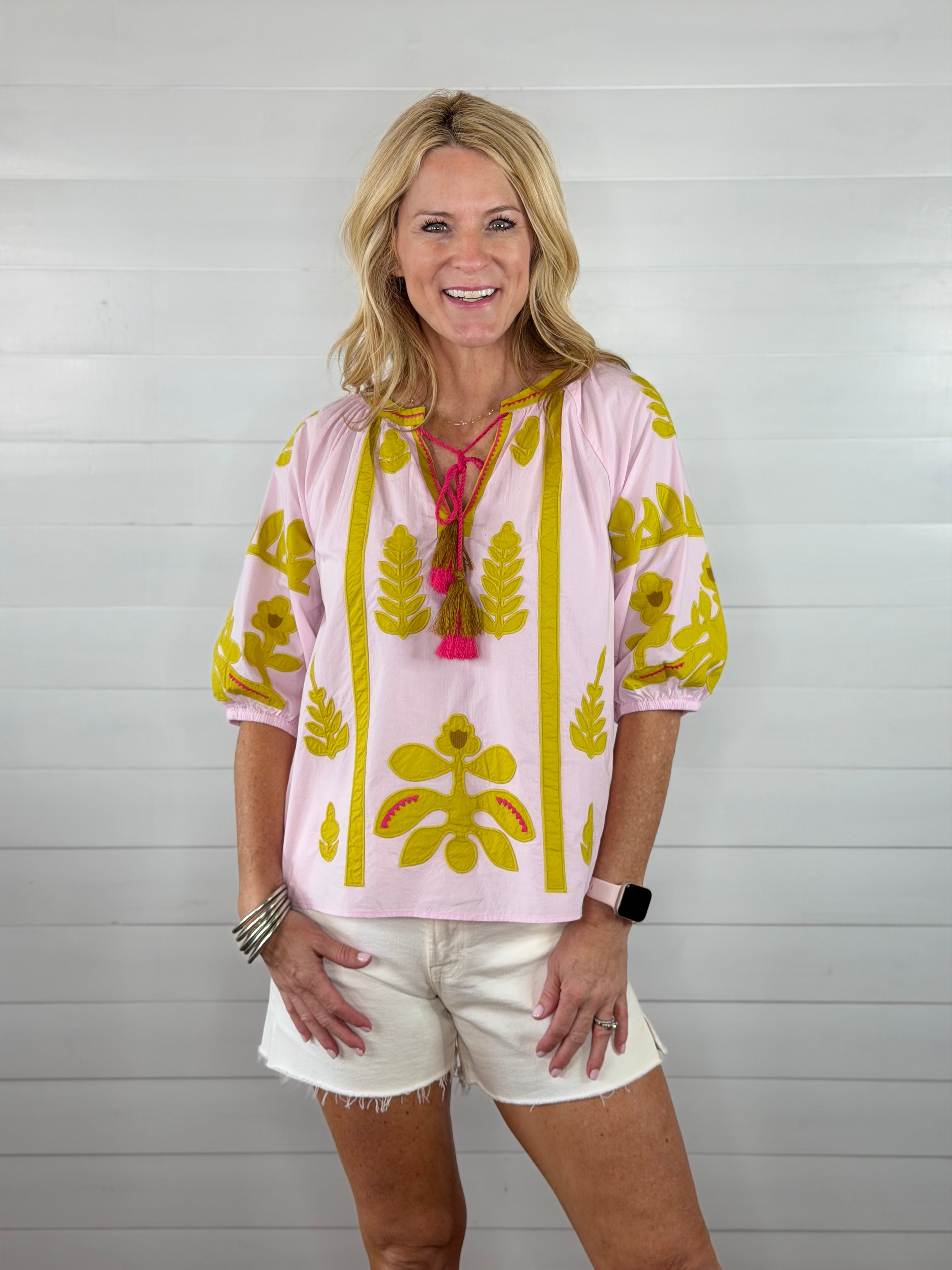 APPLIQUE TOP BY IVY JANE