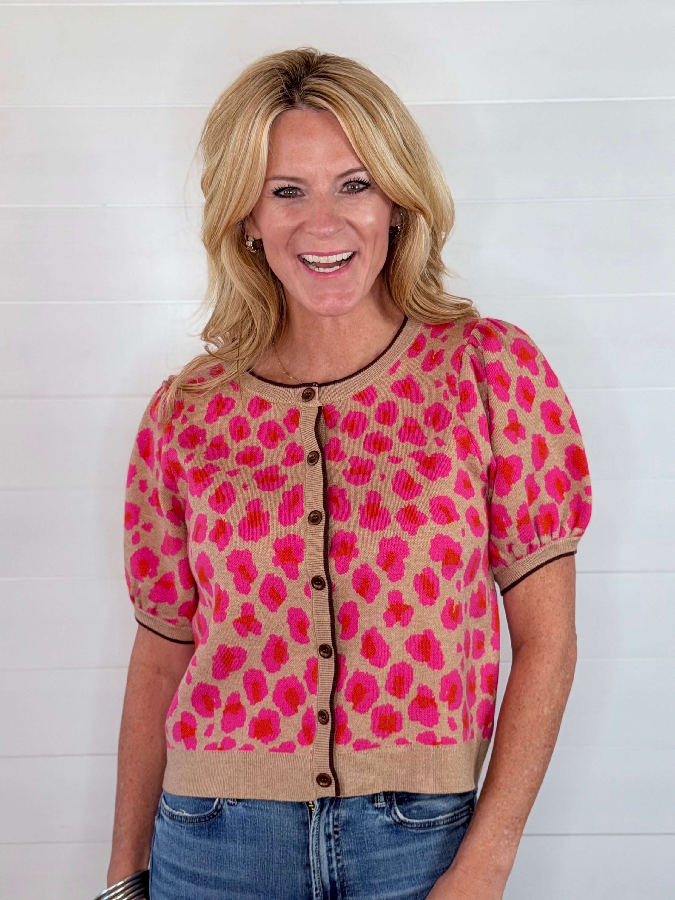 CHEERFUL CHEETAH SWEATER