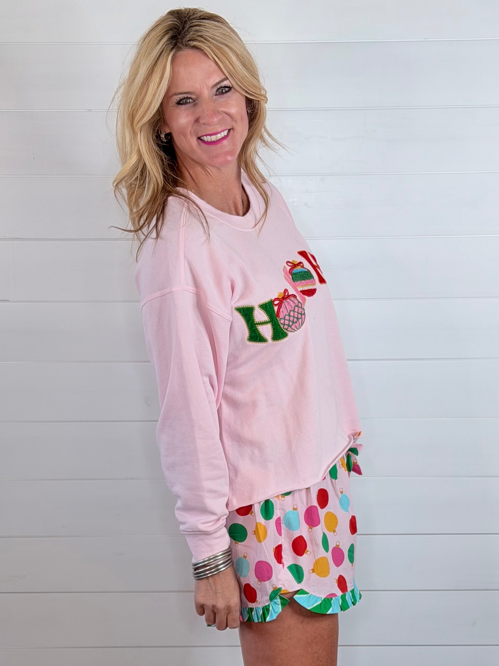 HO HO HO LOUNGE SWEATSHIRT