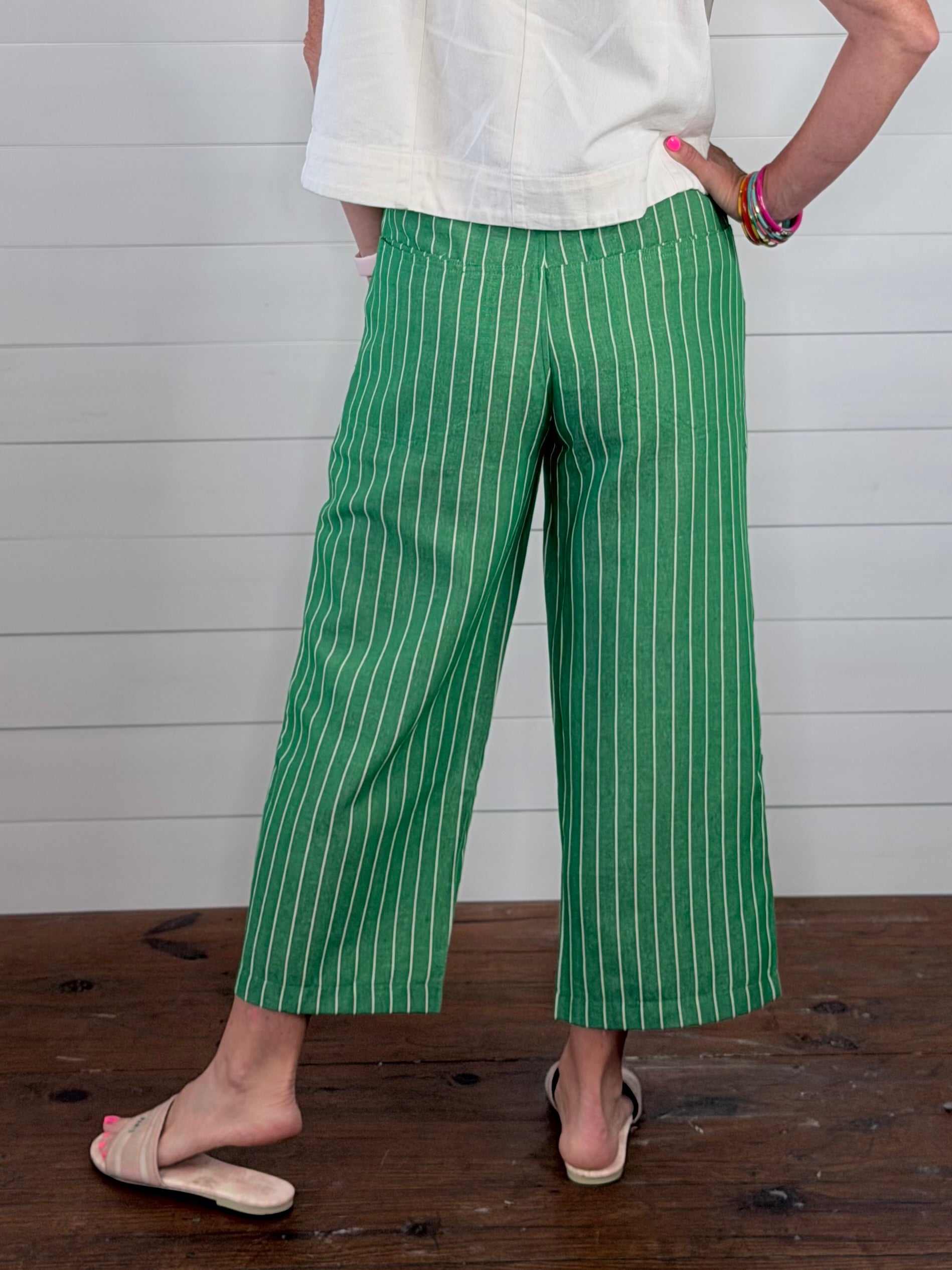 TAYLOR GREEN CROP PANTS
