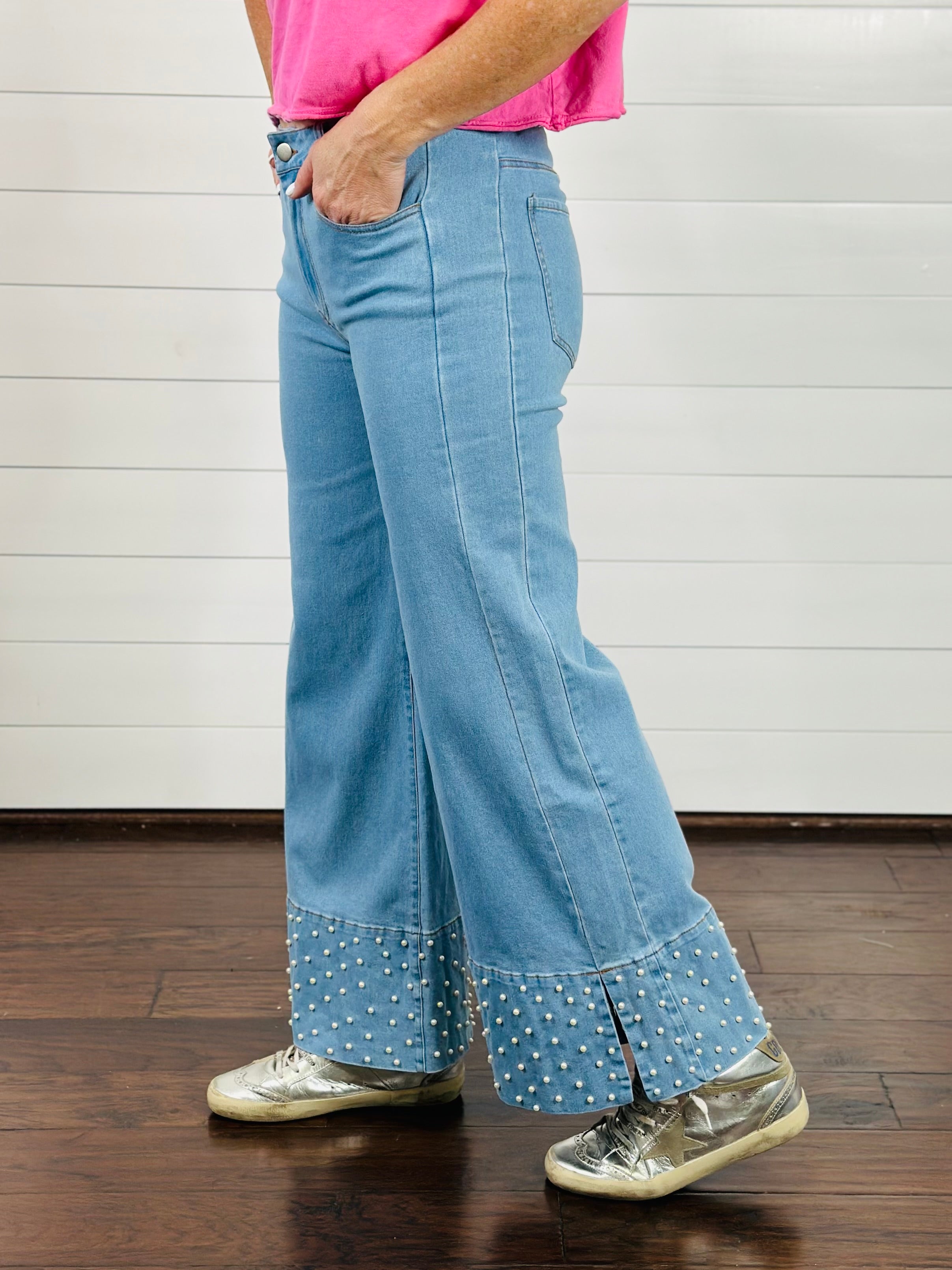 BAND OF PEARLS JEANS