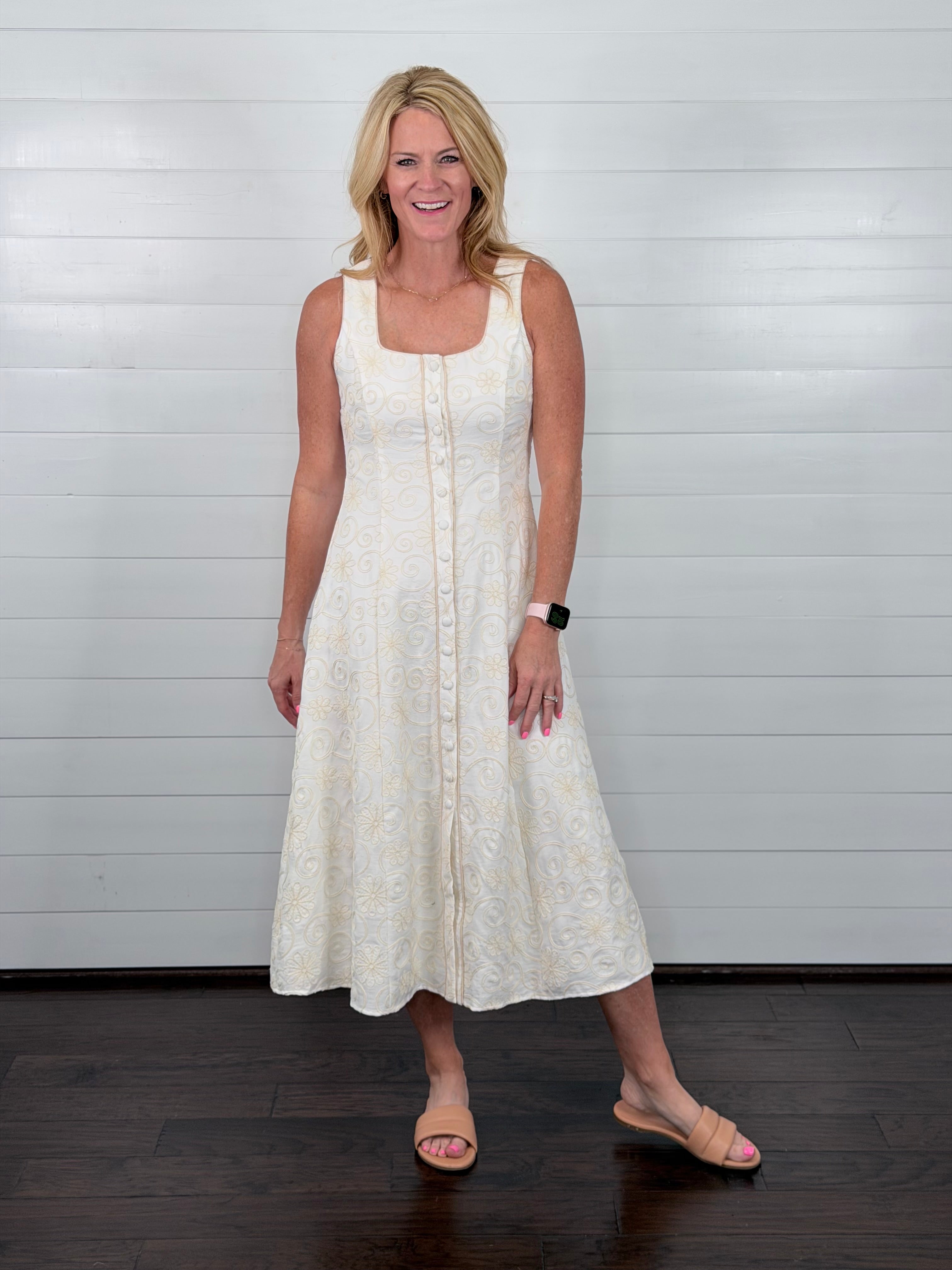 GRACE EMBROIDERED DRESS