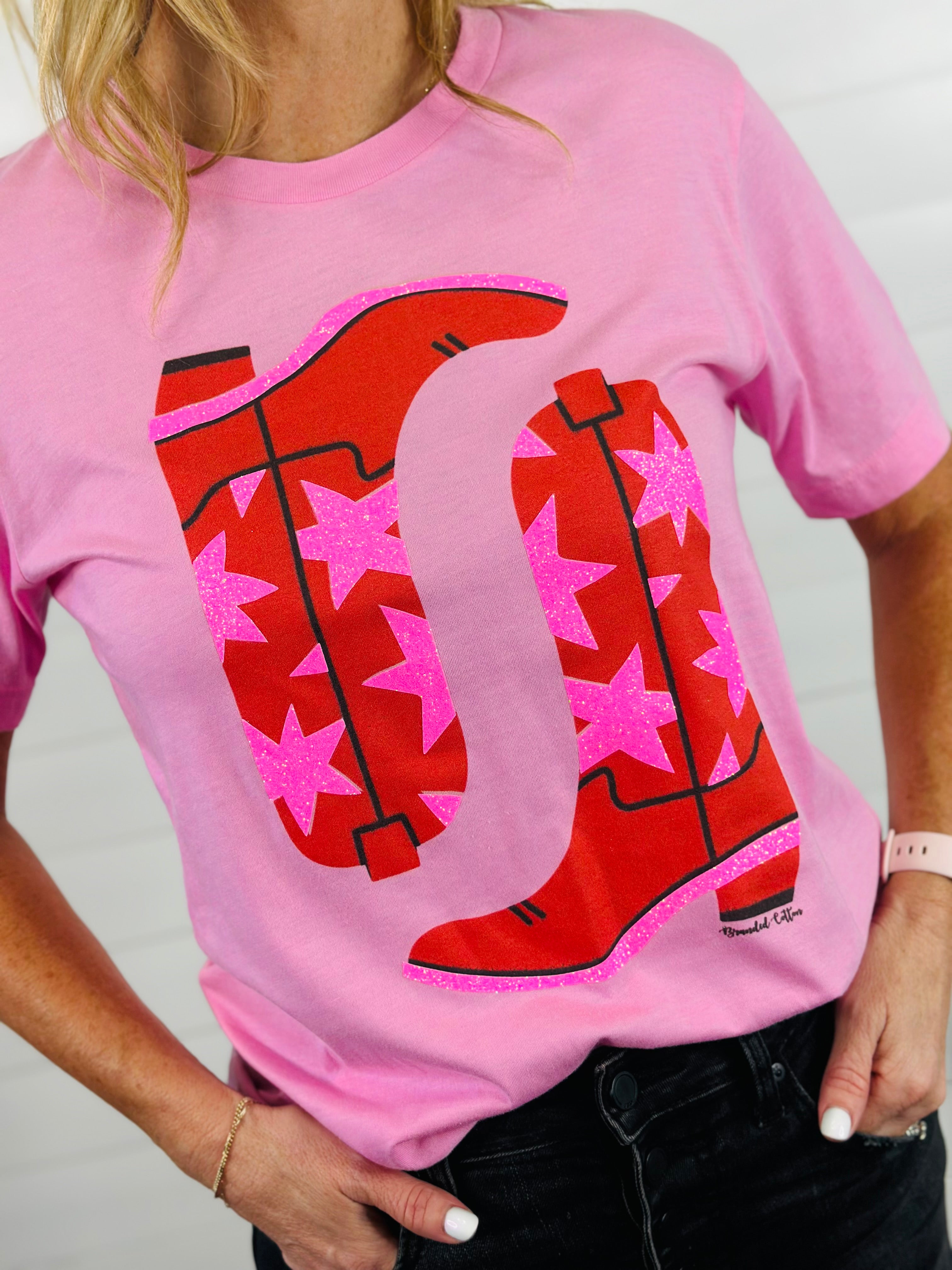 OH MY STARS BOOTS TEE