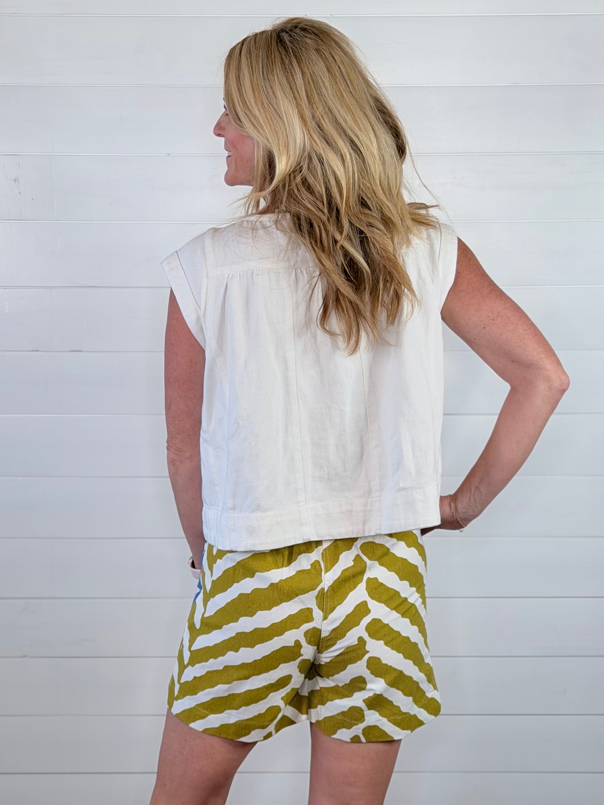 PATCH PRINT SHORT