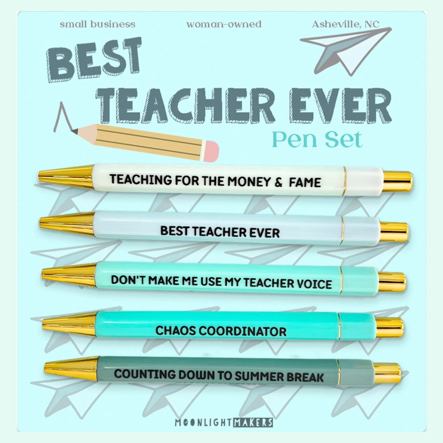 BEST TEACHER PEN SET